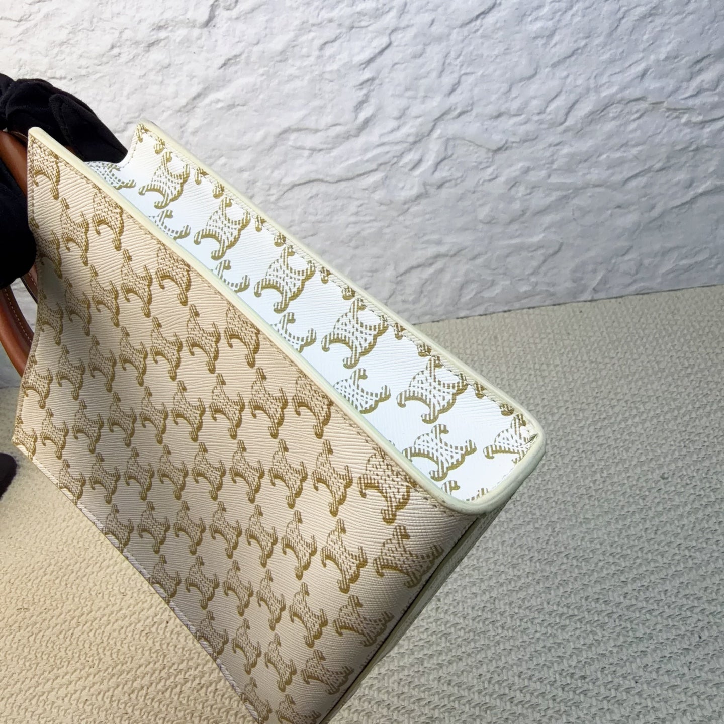 Celine - Triomphe - Cloth - White - (mini)