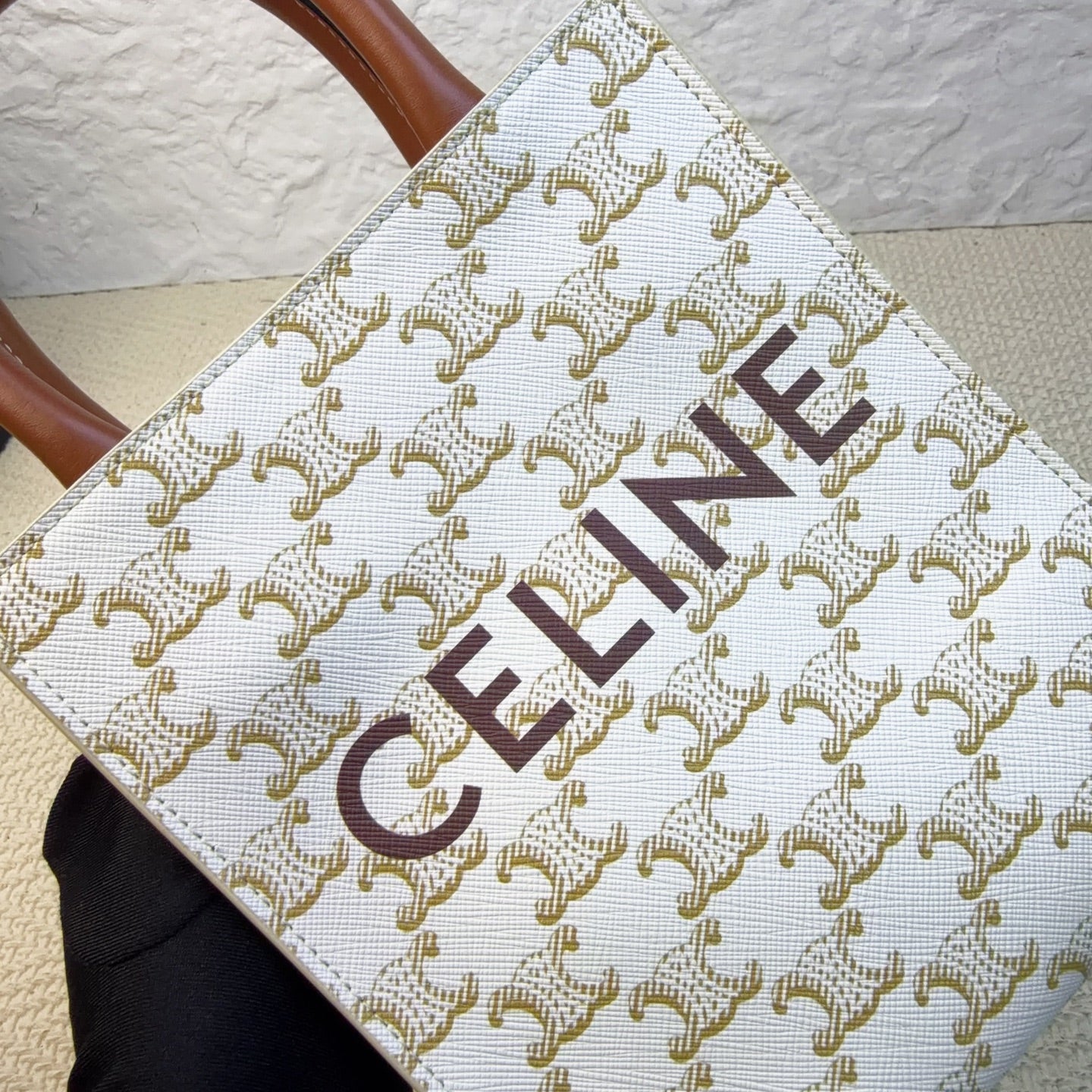 Celine - Triomphe - Cloth - White - (mini)