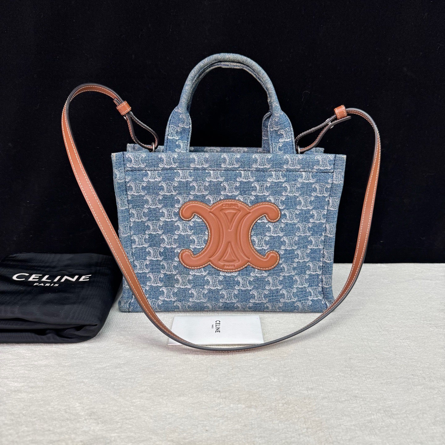 Celine - Triomphe - Denim - Jeans - Blue - (small)