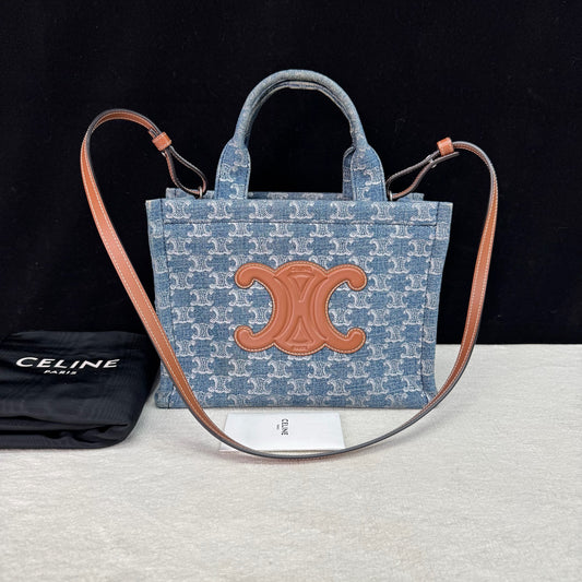 Celine - Triomphe - Denim - Jeans - Blue - (small)