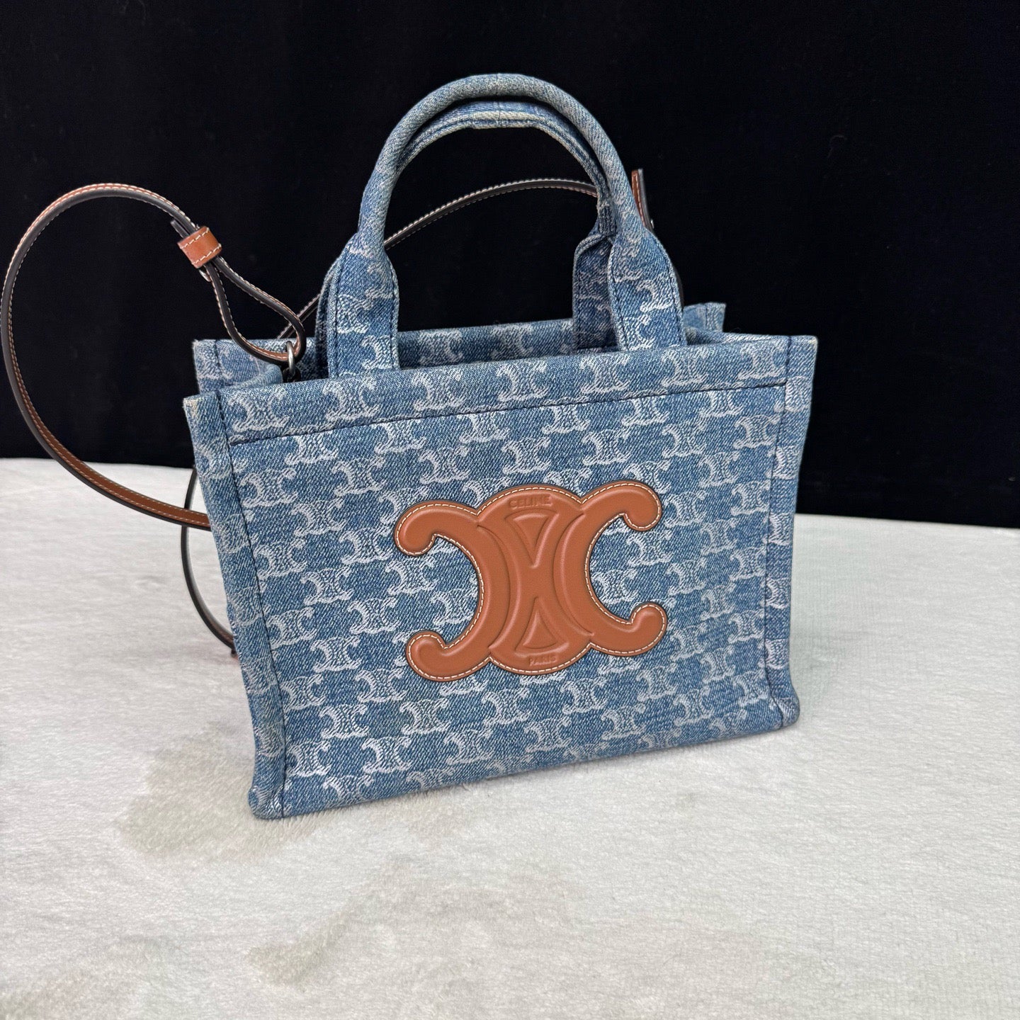 Celine - Triomphe - Denim - Jeans - Blue - (small)