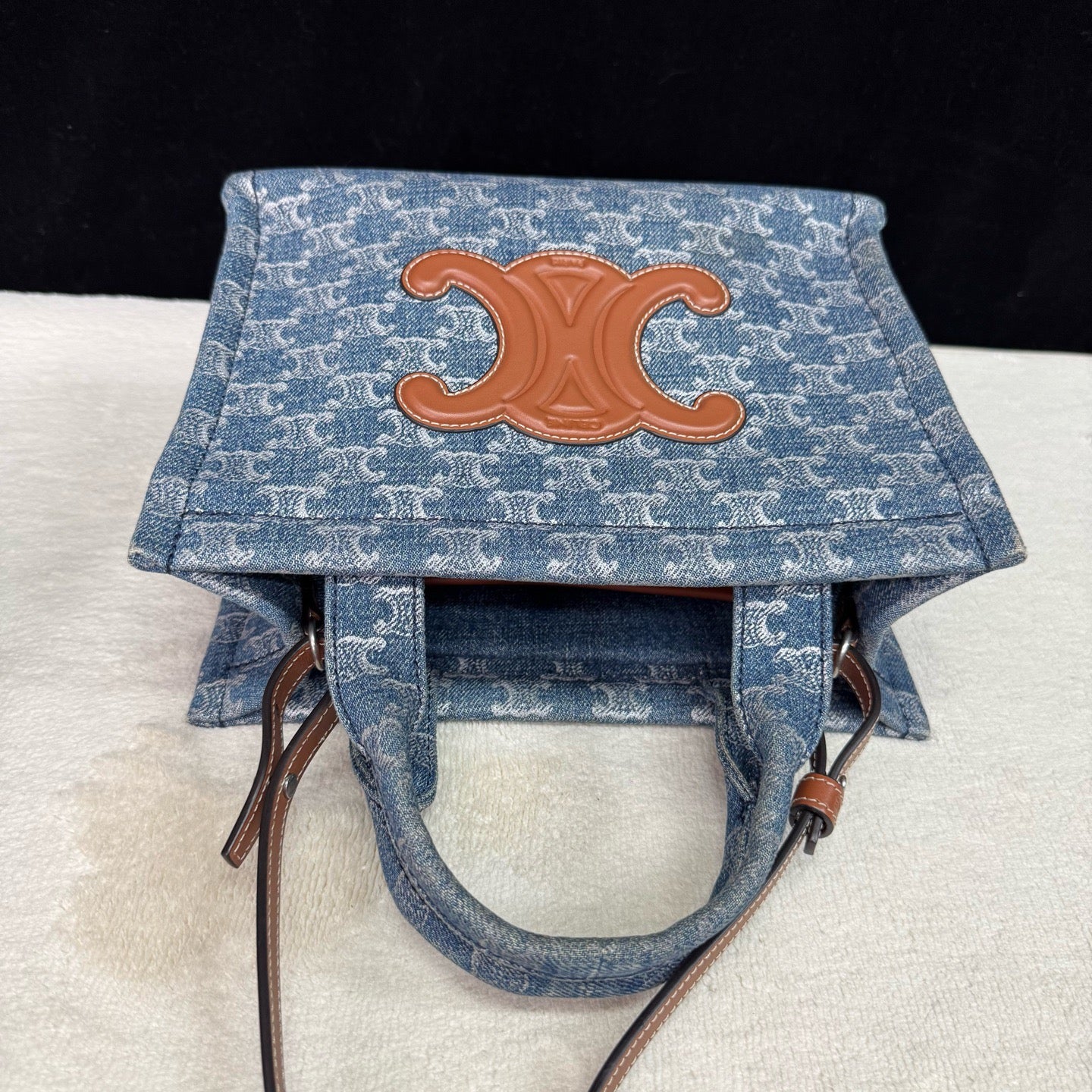 Celine - Triomphe - Denim - Jeans - Blue - (small)