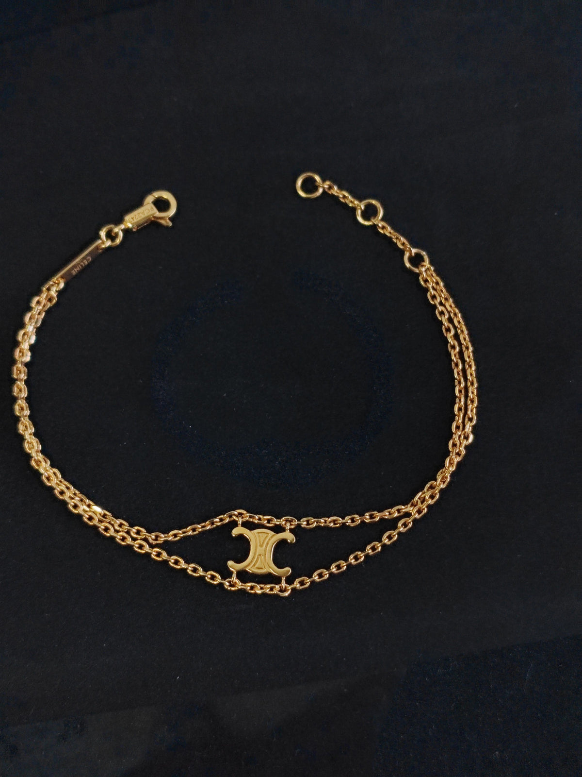 Celine - Triomphe - Gold-tone brass - Gold