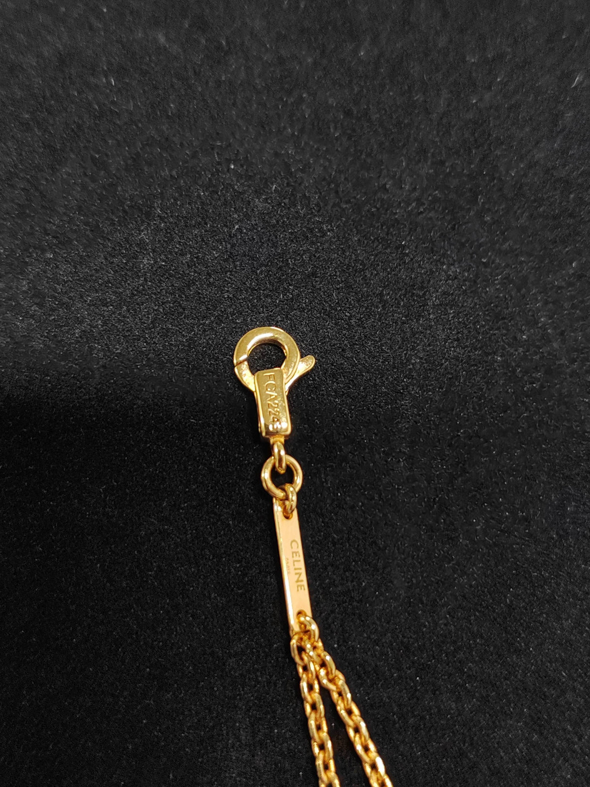 Celine - Triomphe - Gold-tone brass - Gold
