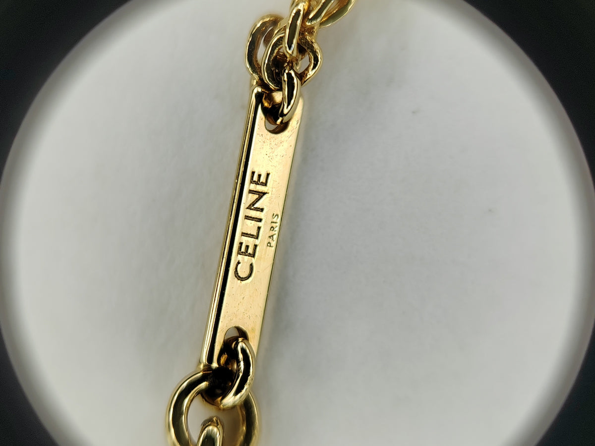 Celine - Triomphe - Gold-tone brass - Gold