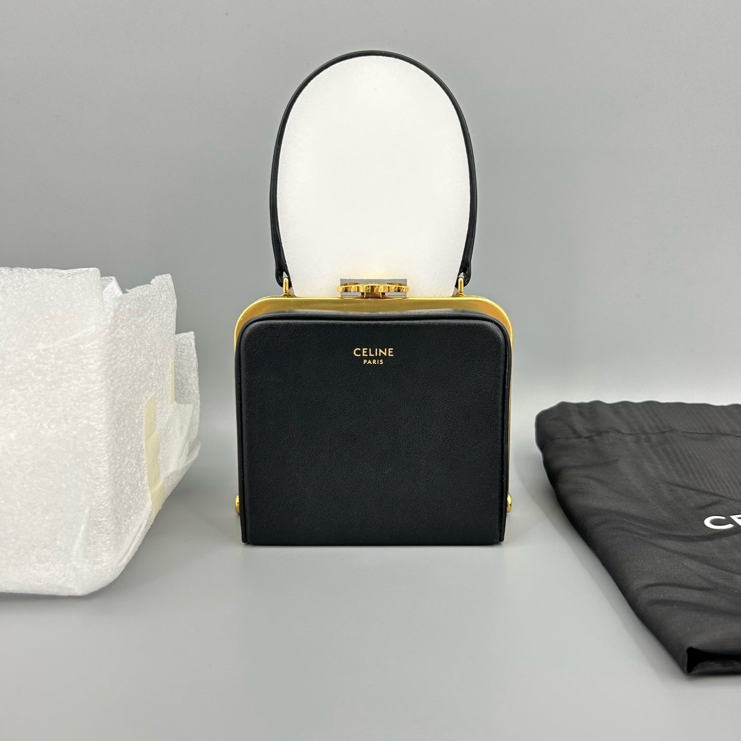 Celine - Triomphe - Leather - Black - (mini)