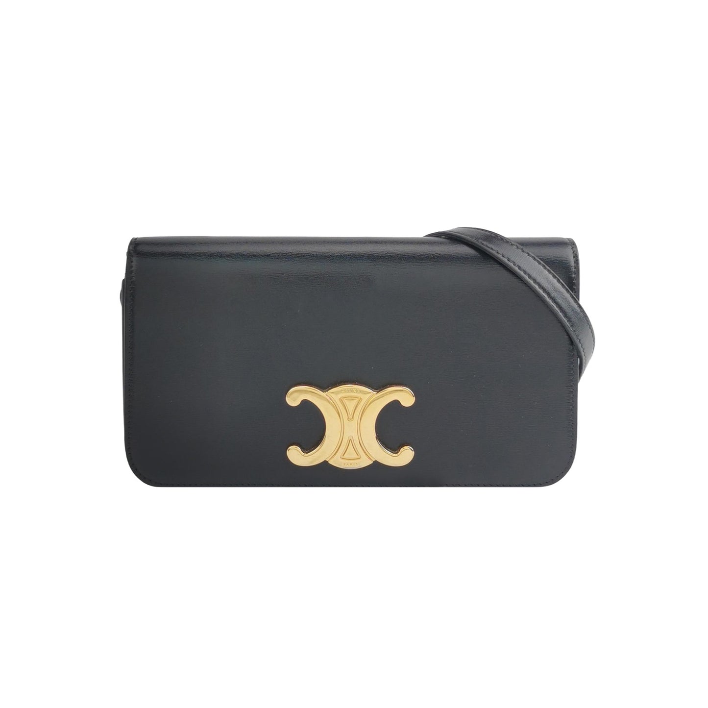 Celine - Triomphe - Leather - Black - (mini)