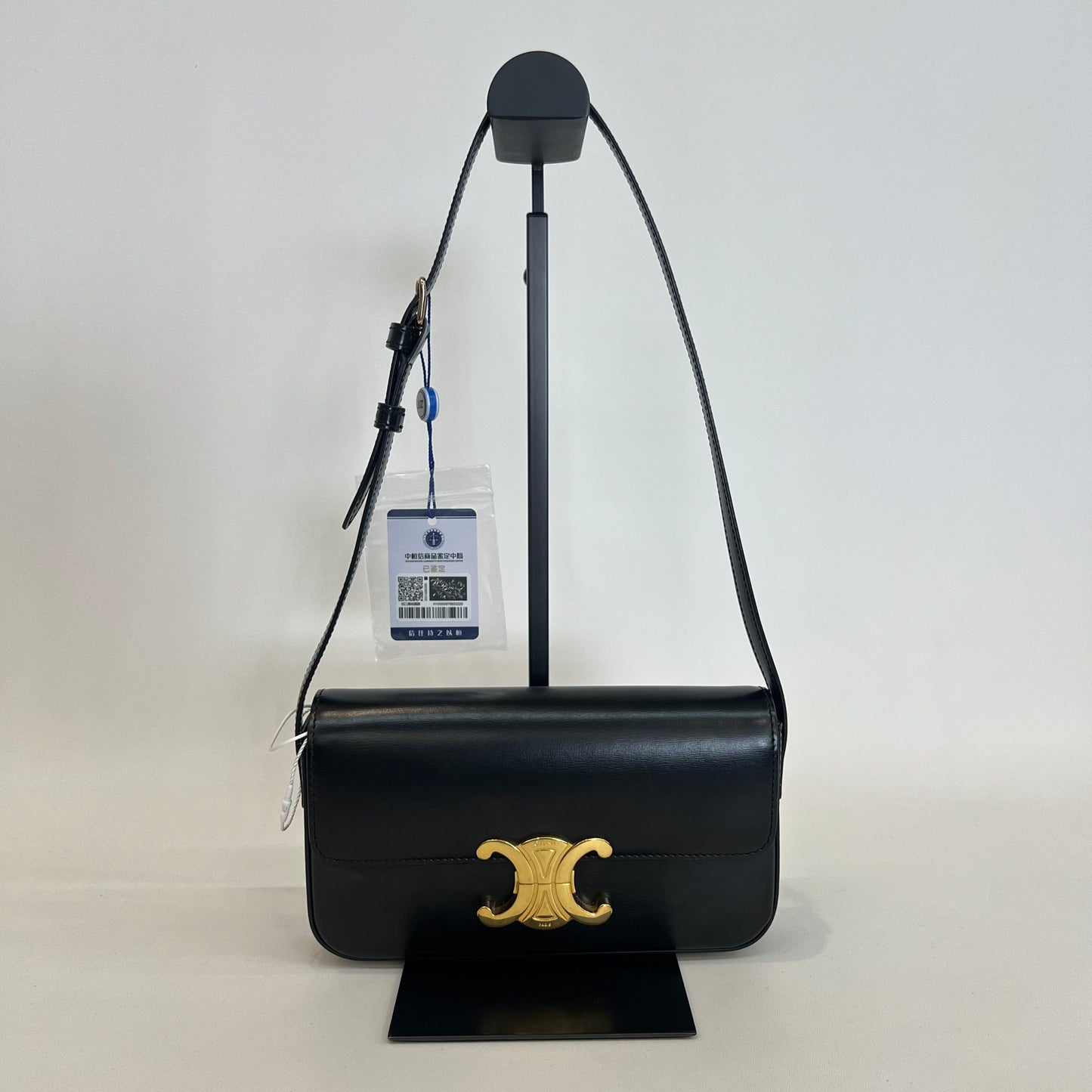 Celine - Triomphe - Leather - Black - (mini)