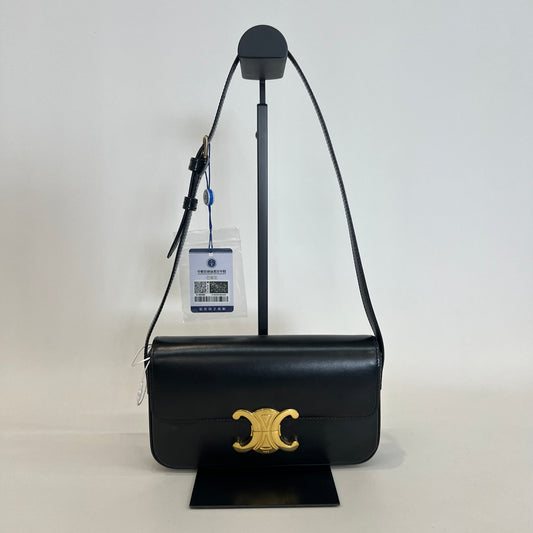 Celine - Triomphe - Leather - Black - (mini)