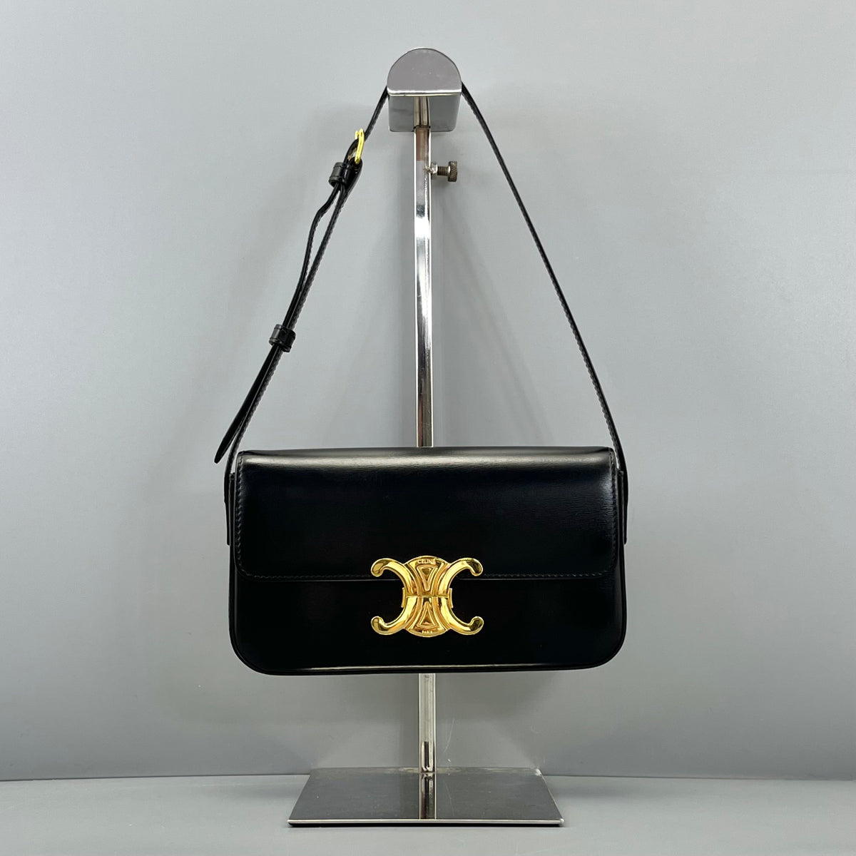 Celine - Triomphe - Leather - Black - (mini)