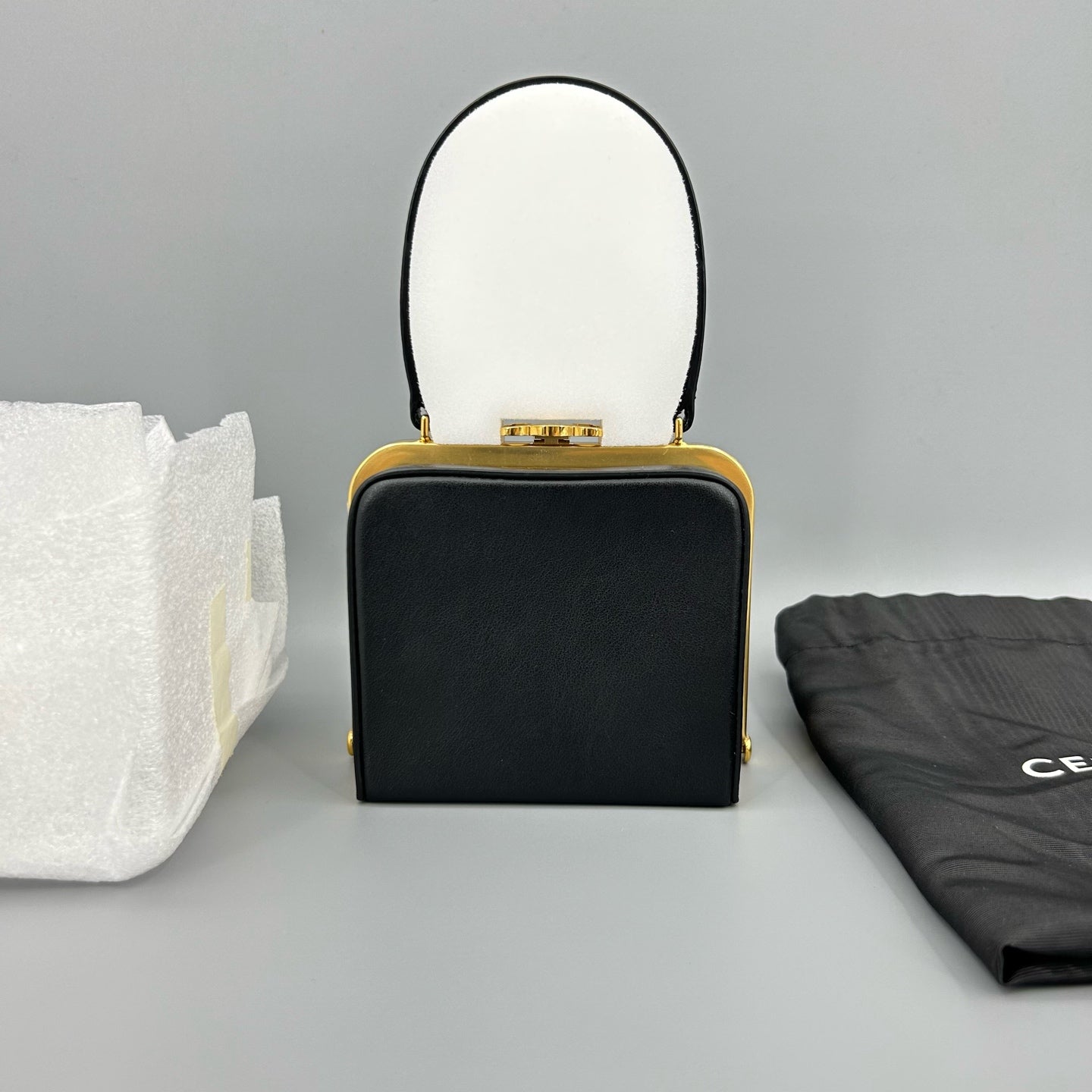 Celine - Triomphe - Leather - Black - (mini)
