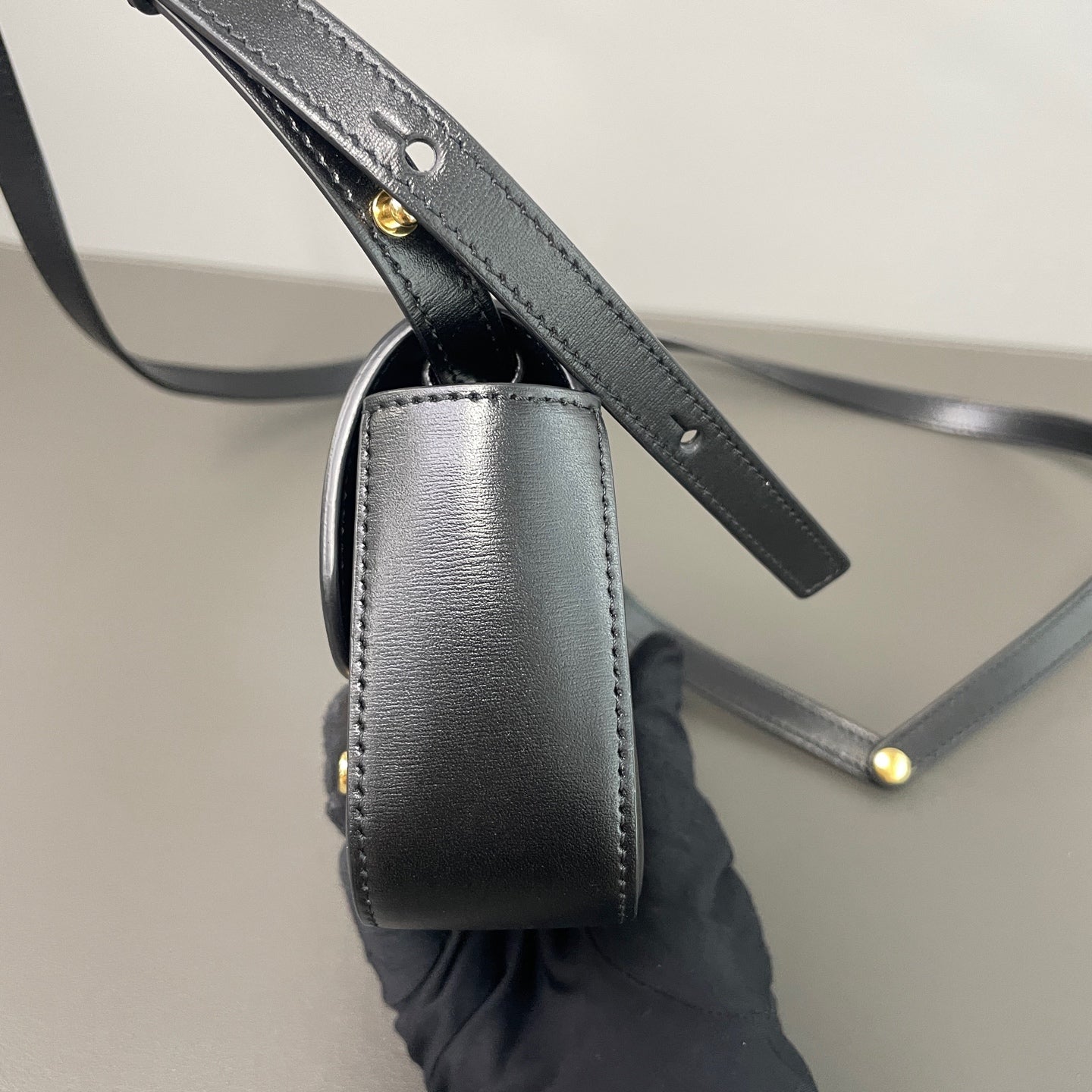 Celine - Triomphe - Leather - Black - (mini)
