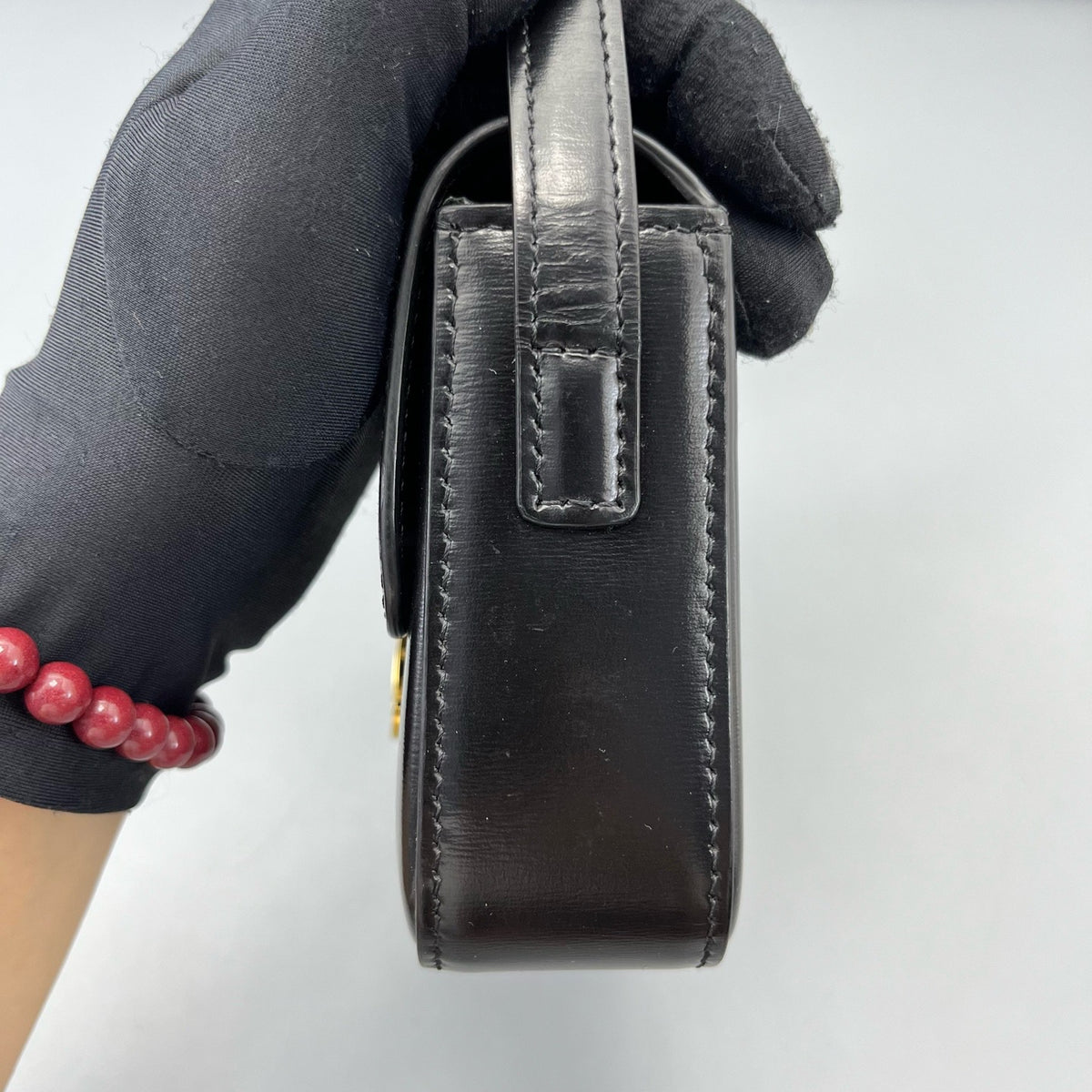 Celine - Triomphe - Leather - Black - (mini)