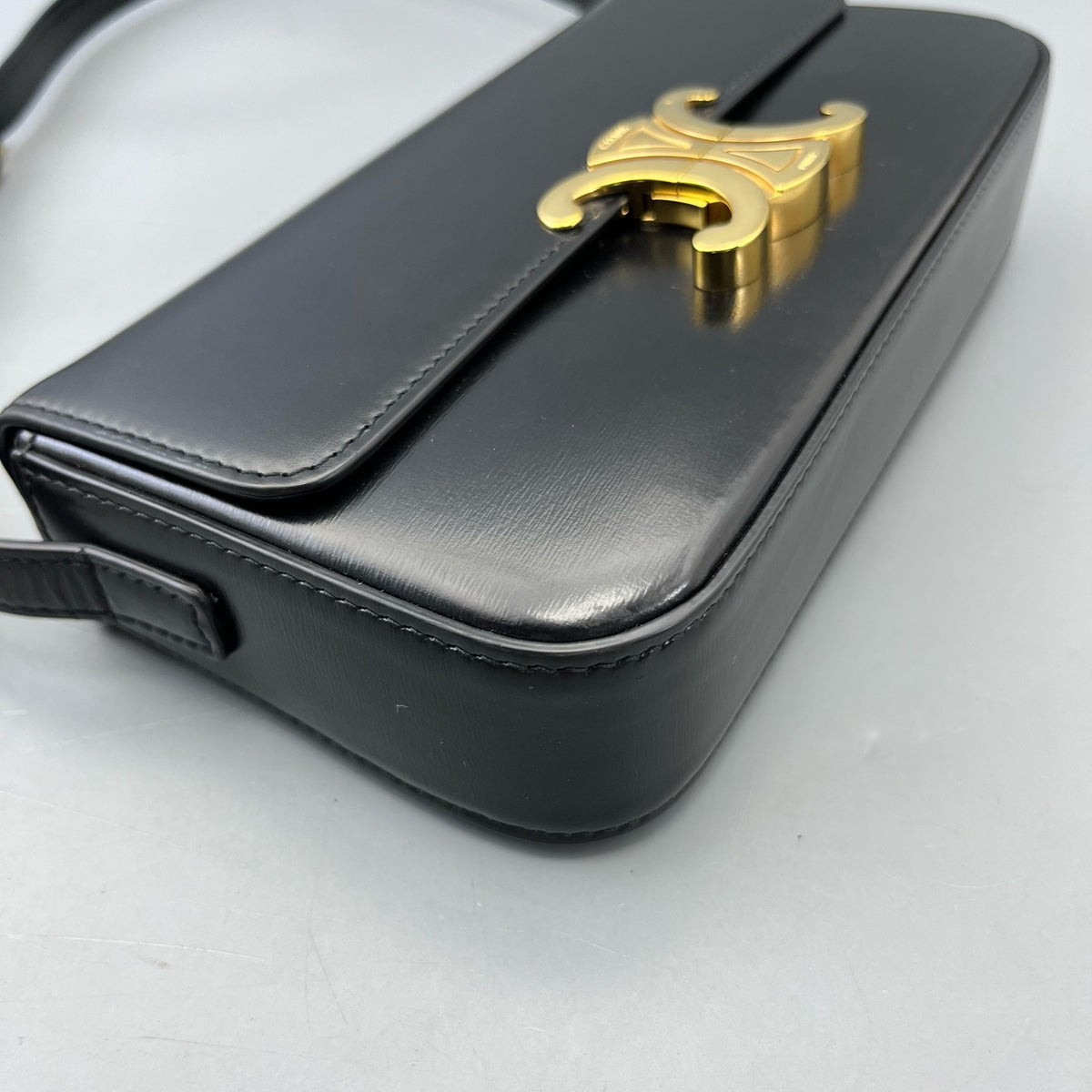 Celine - Triomphe - Leather - Black - (mini)