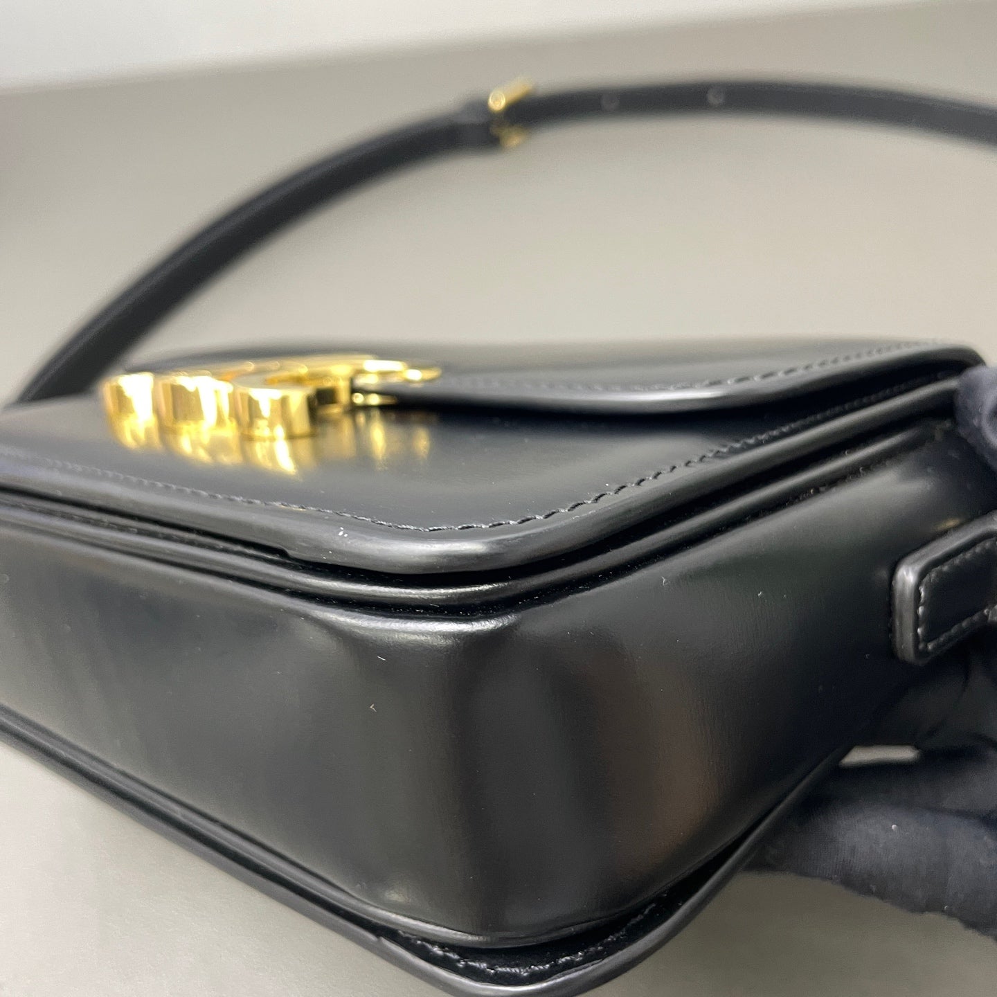 Celine - Triomphe - Leather - Black - (mini)