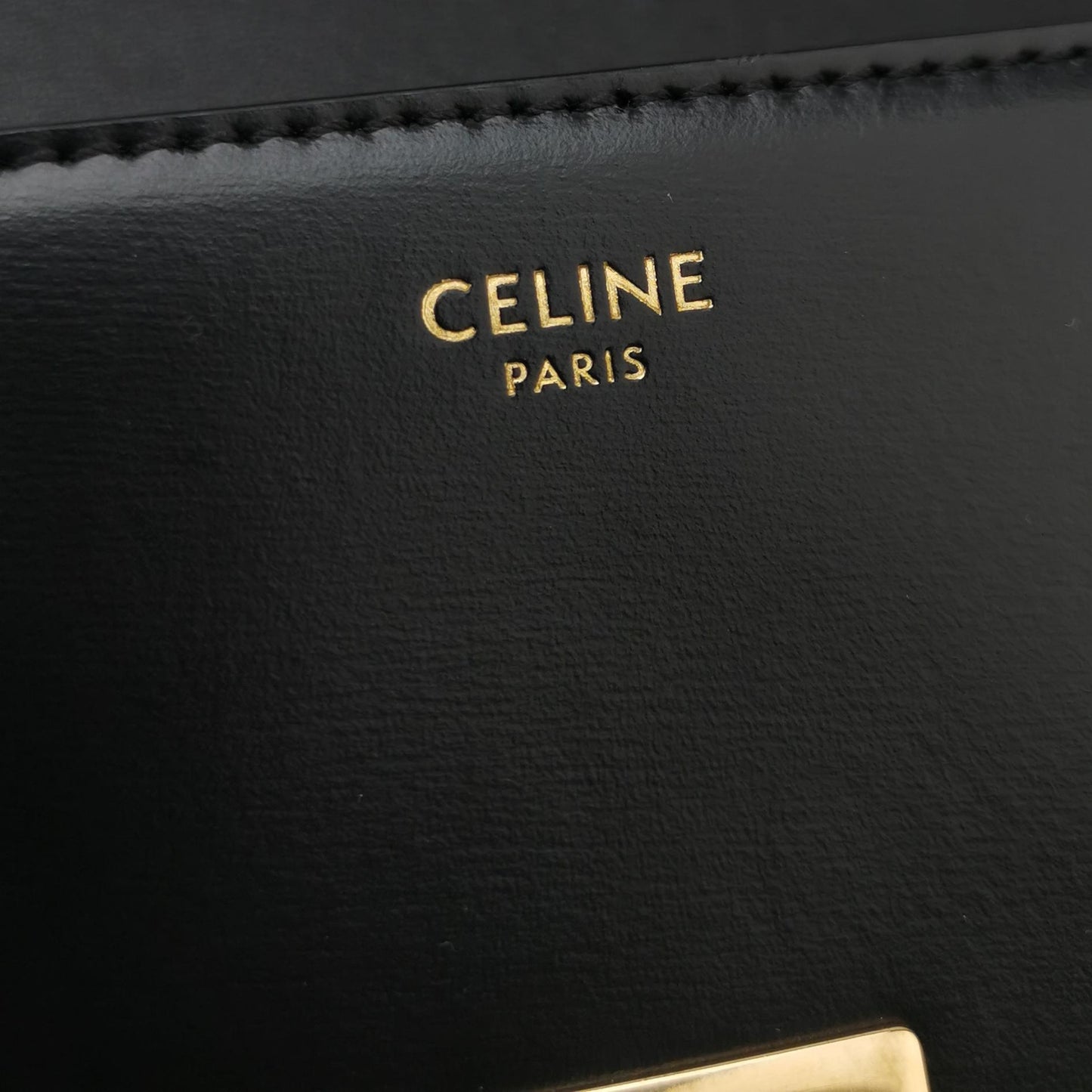 Celine - Triomphe - Leather - Black - (mini)