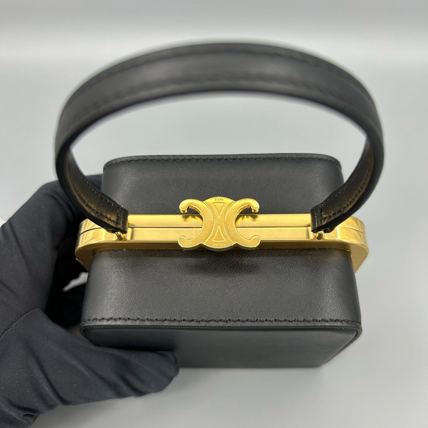 Celine - Triomphe - Leather - Black - (mini)