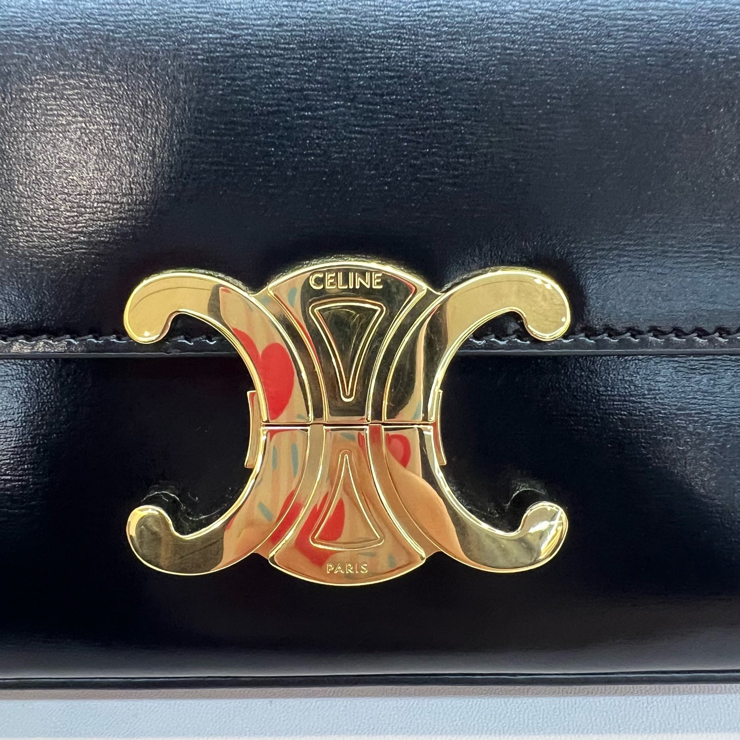Celine - Triomphe - Leather - Black - (mini)
