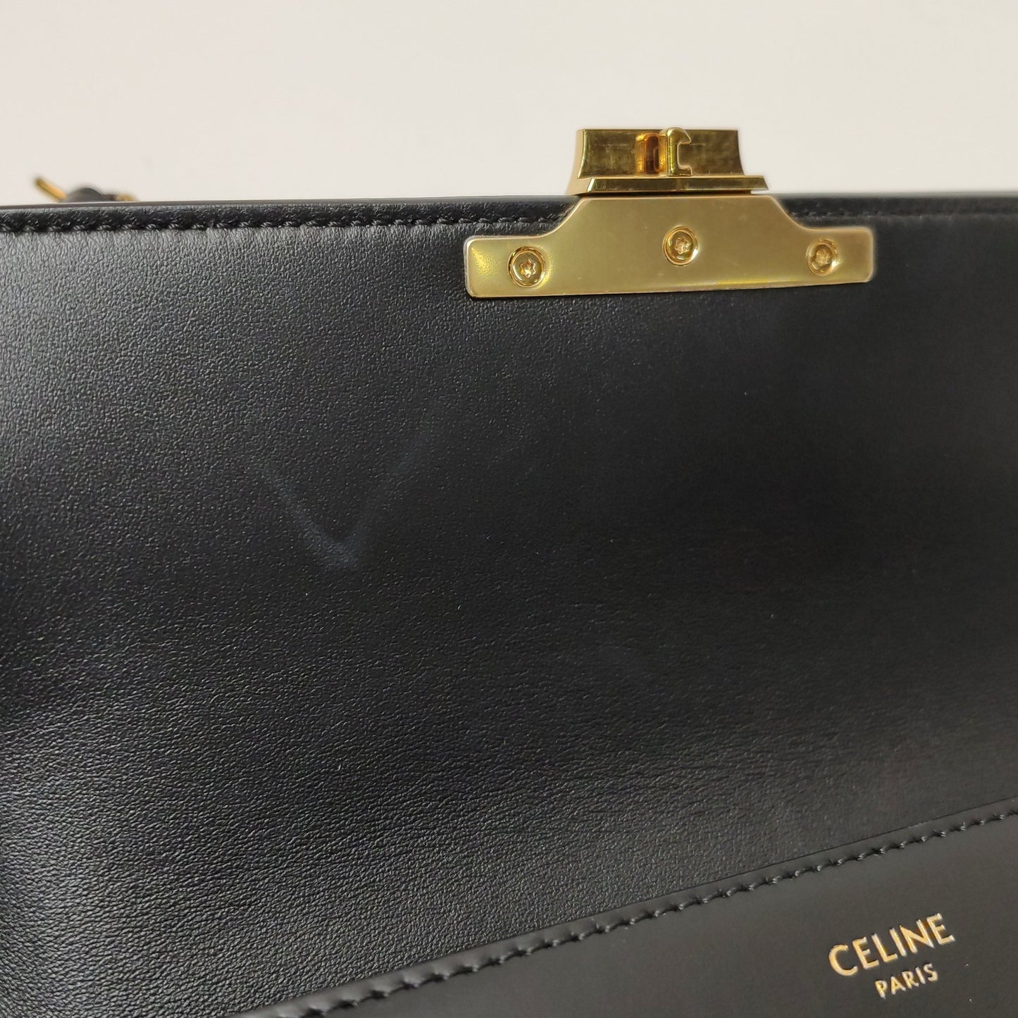 Celine - Triomphe - Leather - Black - (mini)
