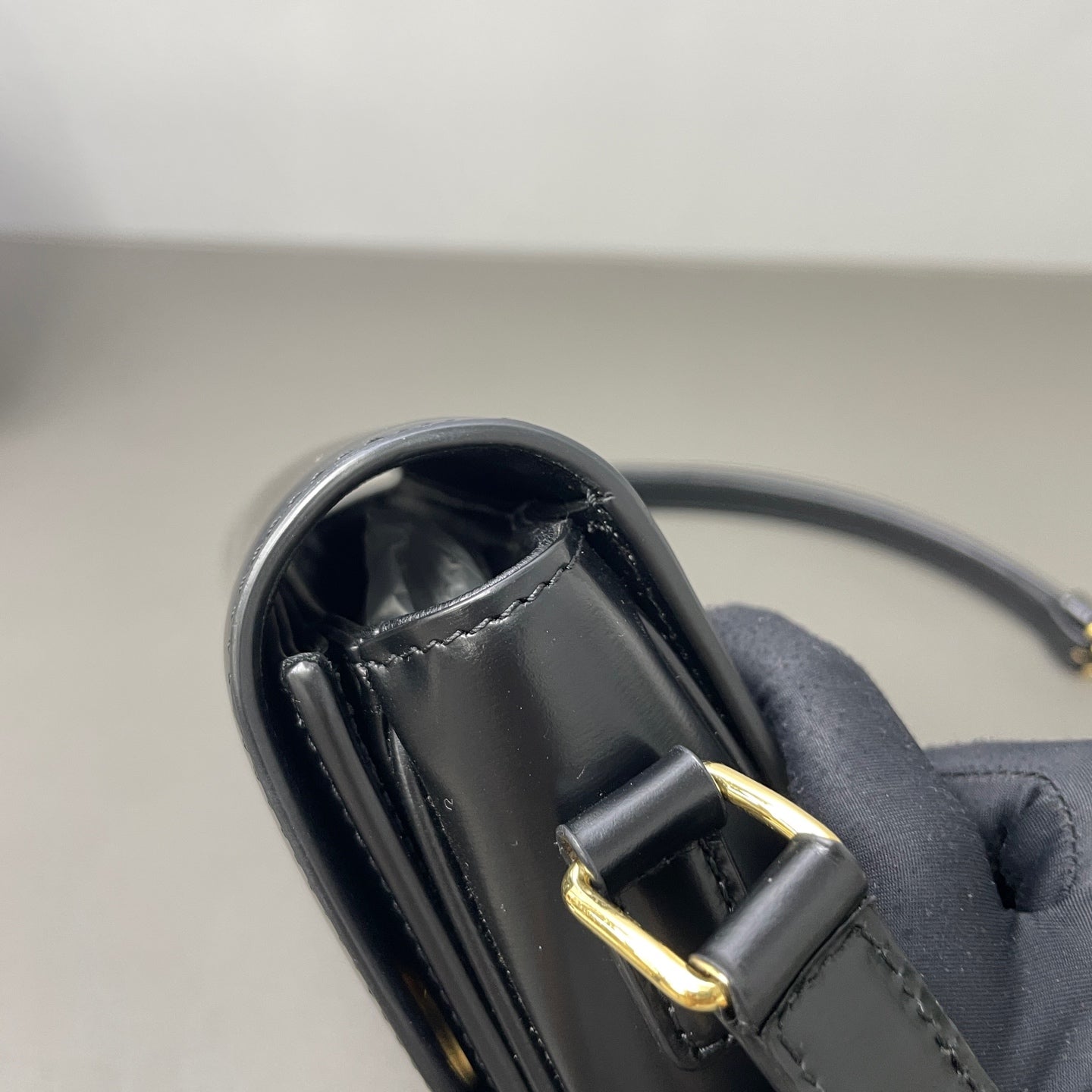 Celine - Triomphe - Leather - Black - (mini)