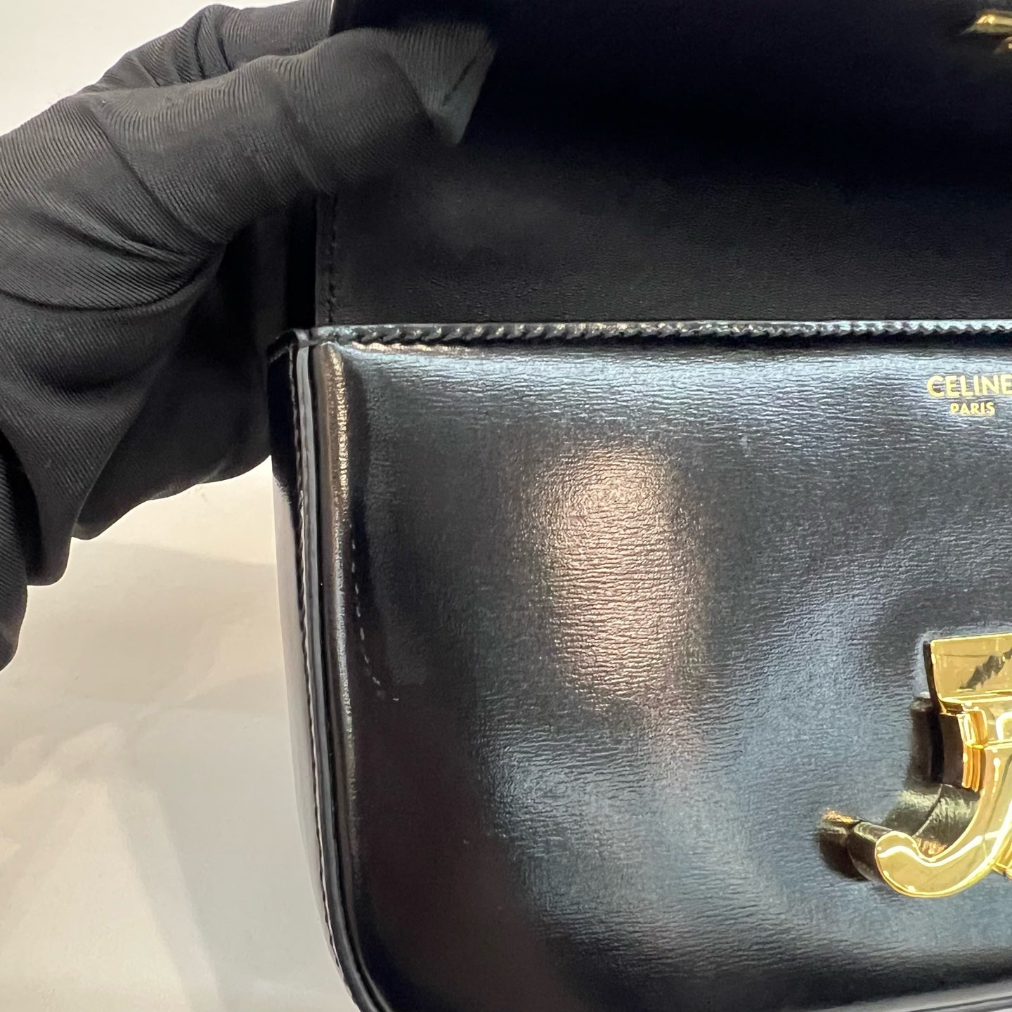 Celine - Triomphe - Leather - Black - (mini)