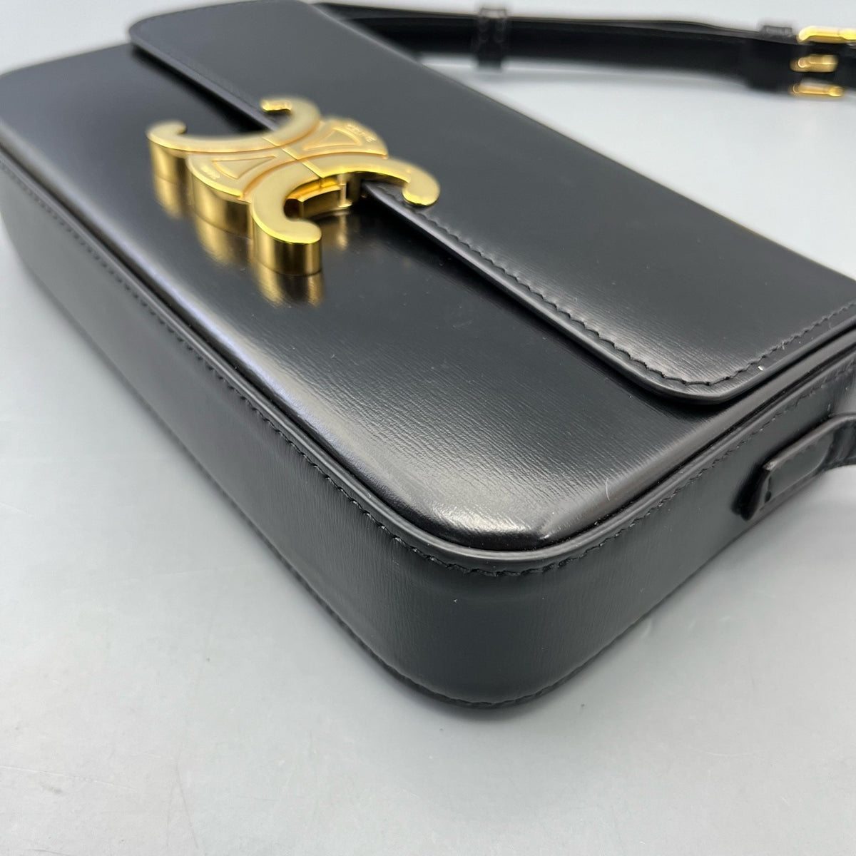 Celine - Triomphe - Leather - Black - (mini)