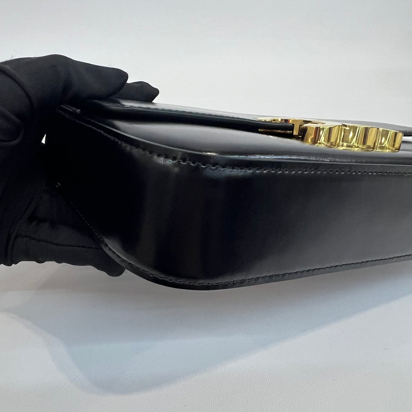 Celine - Triomphe - Leather - Black - (mini)