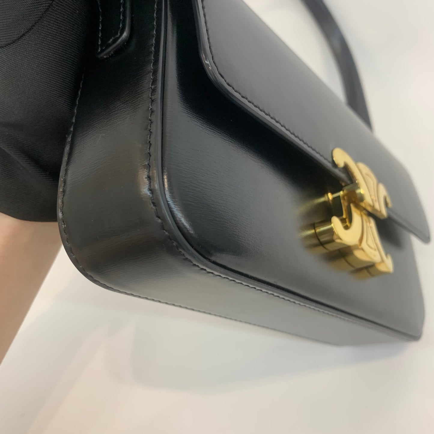 Celine - Triomphe - Leather - Black - (mini)
