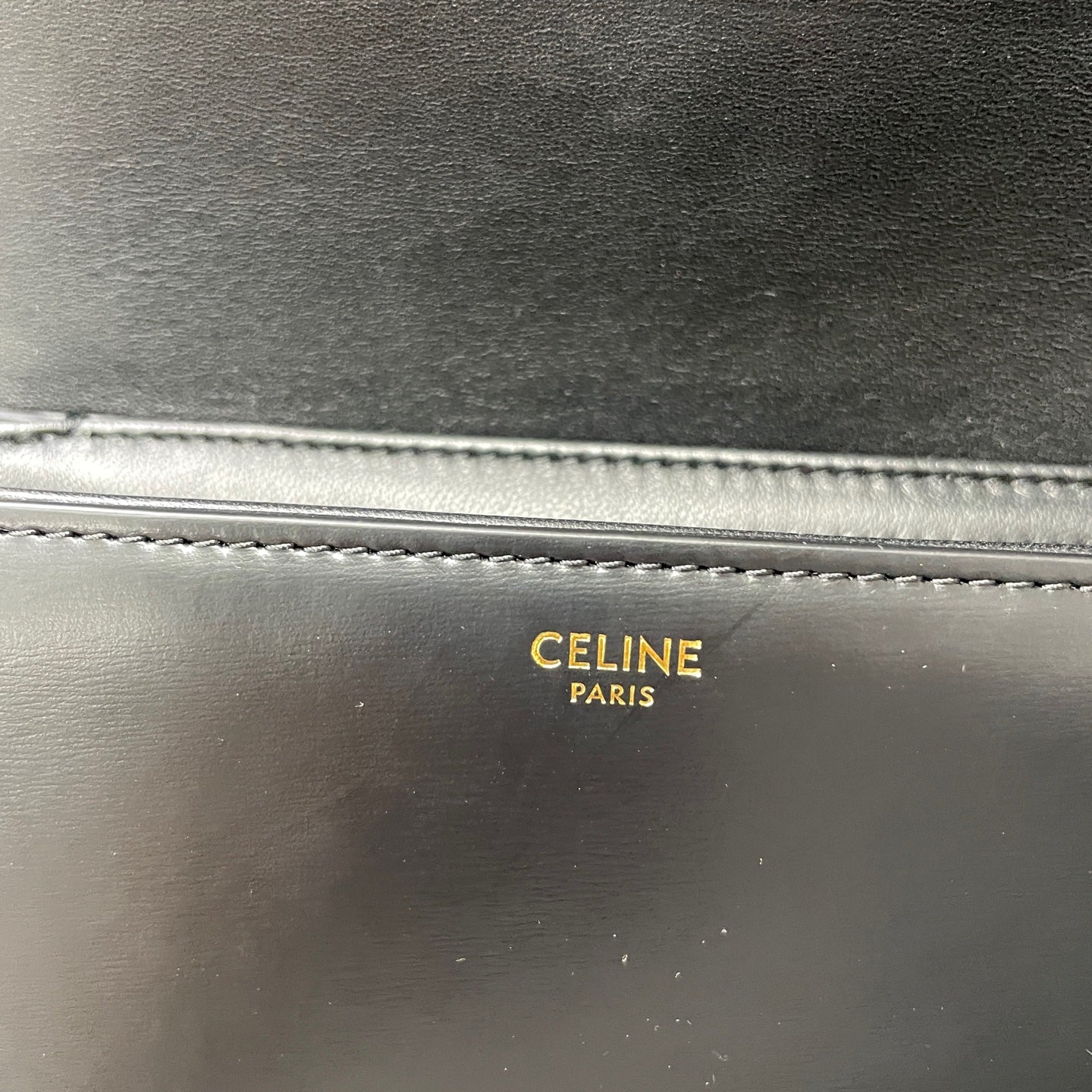 Celine - Triomphe - Leather - Black - (mini)