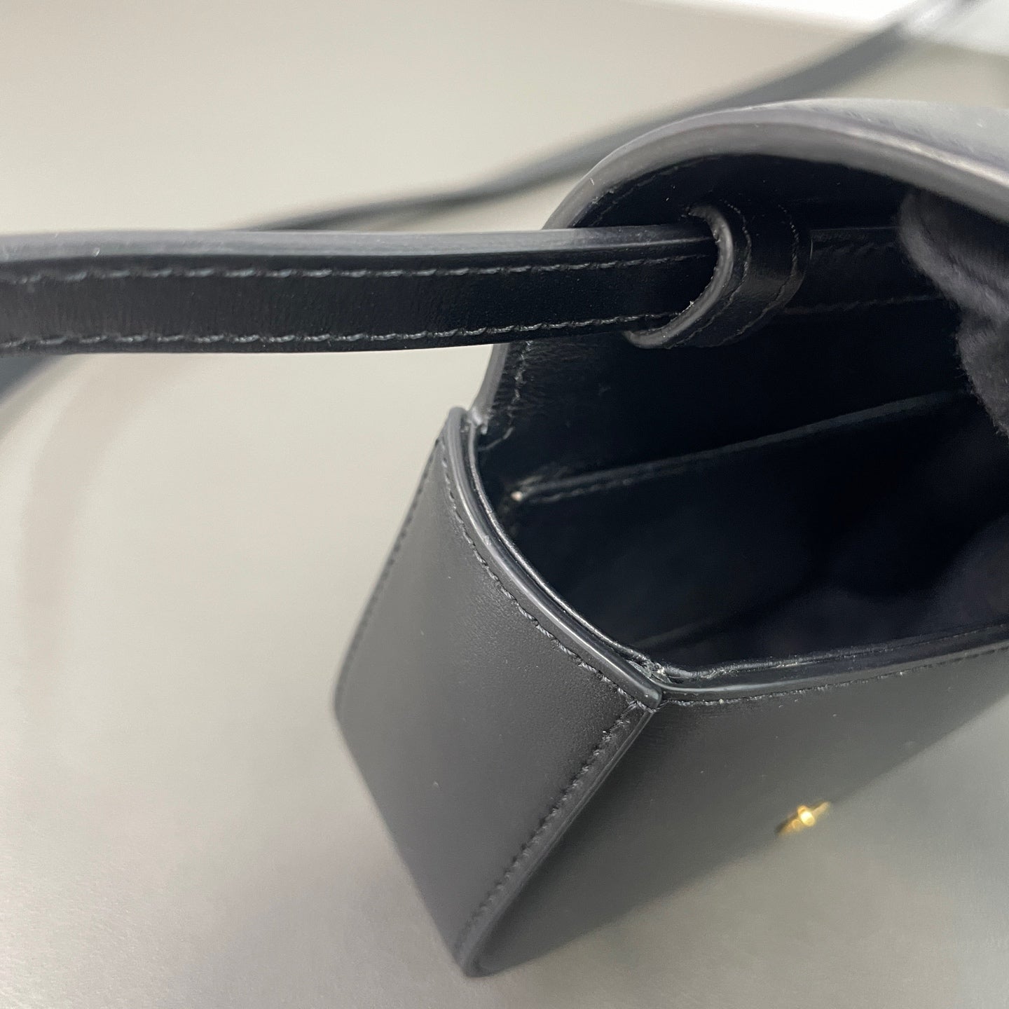 Celine - Triomphe - Leather - Black - (mini)