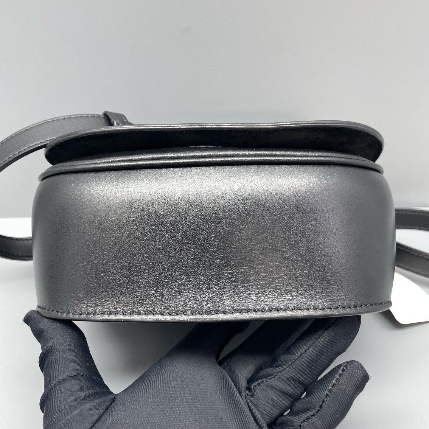 Celine - Triomphe - Leather - Black - (small)