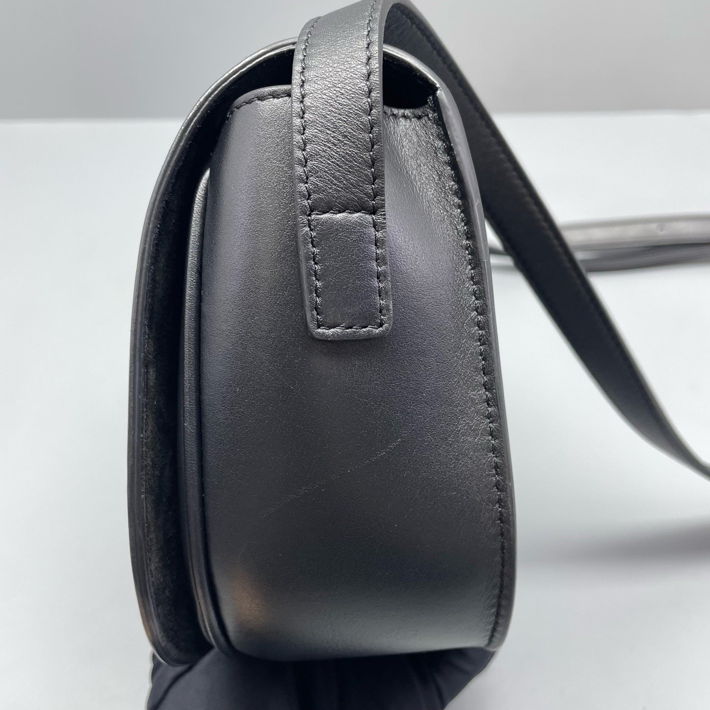 Celine - Triomphe - Leather - Black - (small)