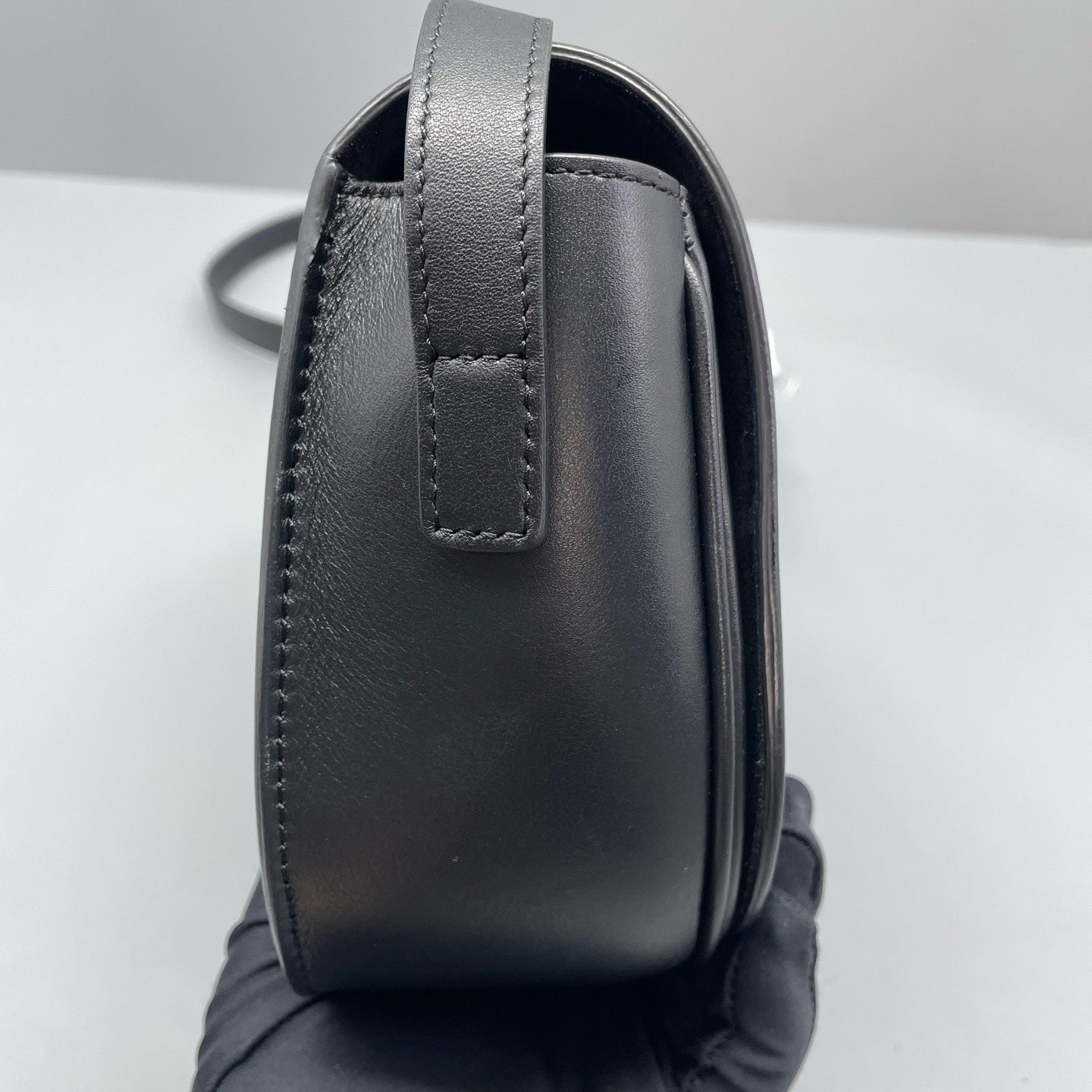Celine - Triomphe - Leather - Black - (small)