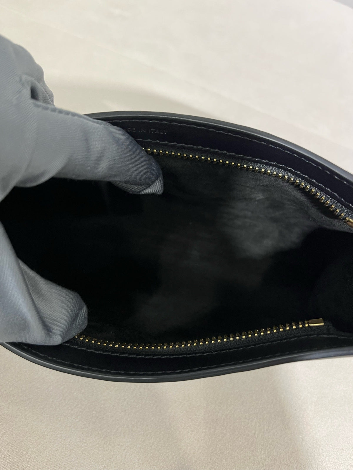 Celine - Triomphe - Leather - Black - (small)