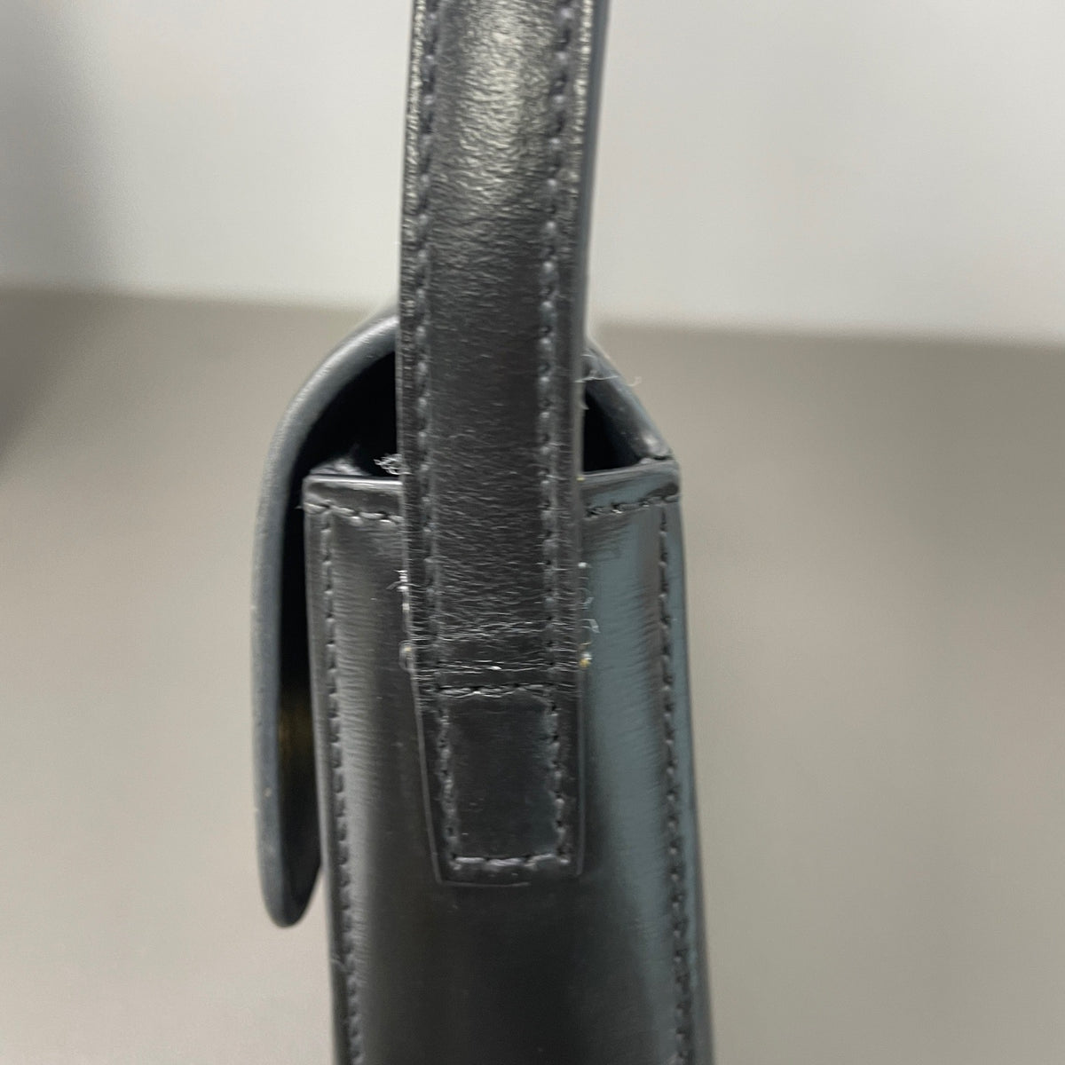 Celine - Triomphe - Leather - Black - (Small)
