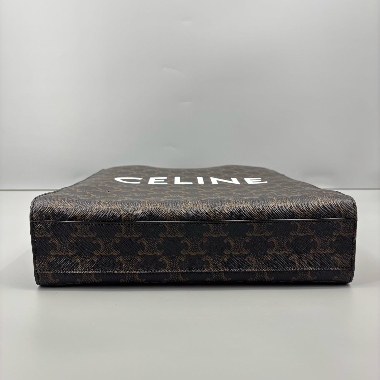 Celine - Triomphe - Leather - Brown - (Medium)