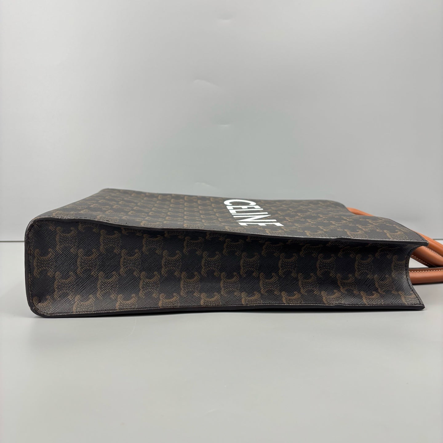 Celine - Triomphe - Leather - Brown - (Medium)