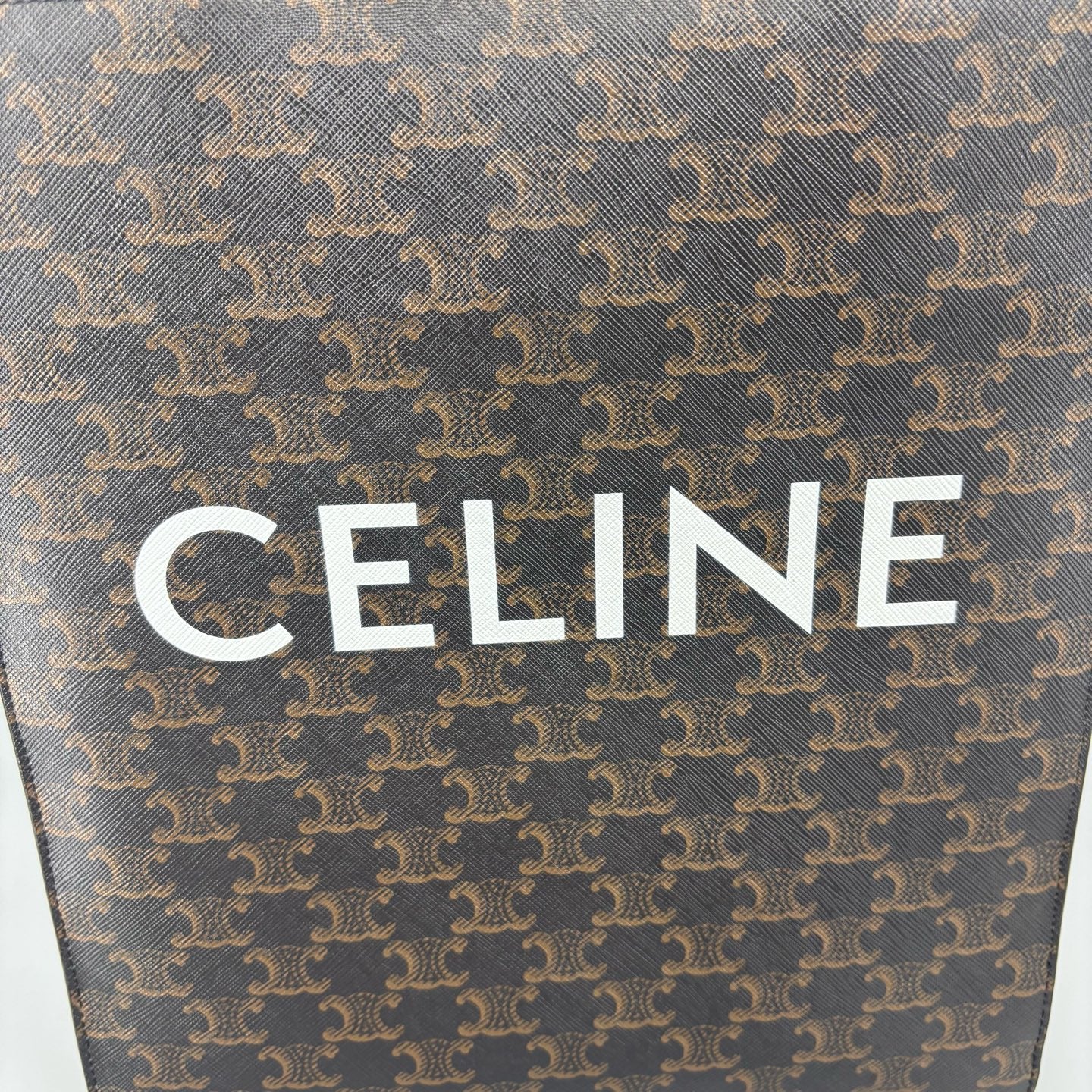 Celine - Triomphe - Leather - Brown - (Medium)