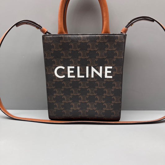 Celine - Triomphe - Leather - Brown - (mini)