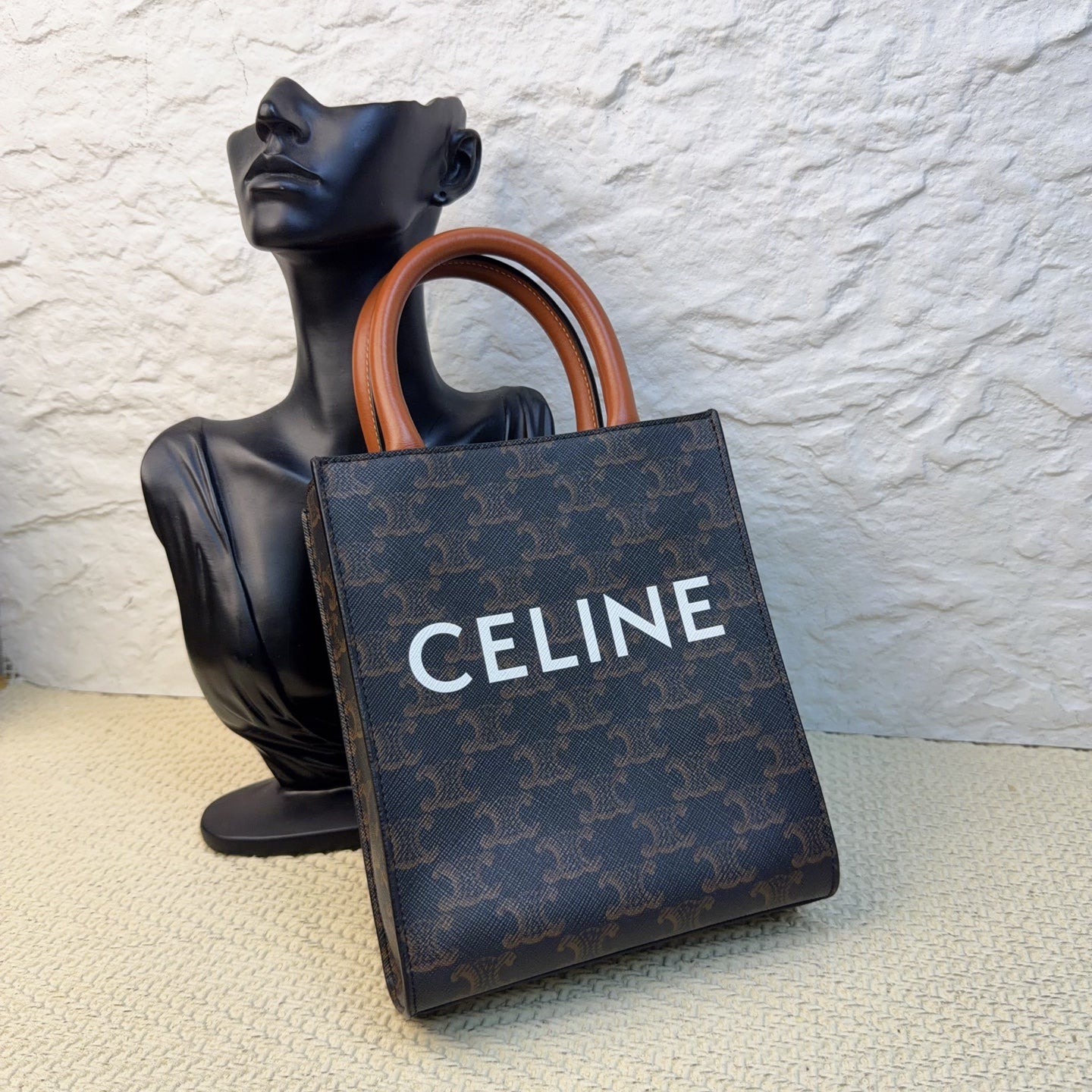 Celine - Triomphe - Leather - Brown - (mini)