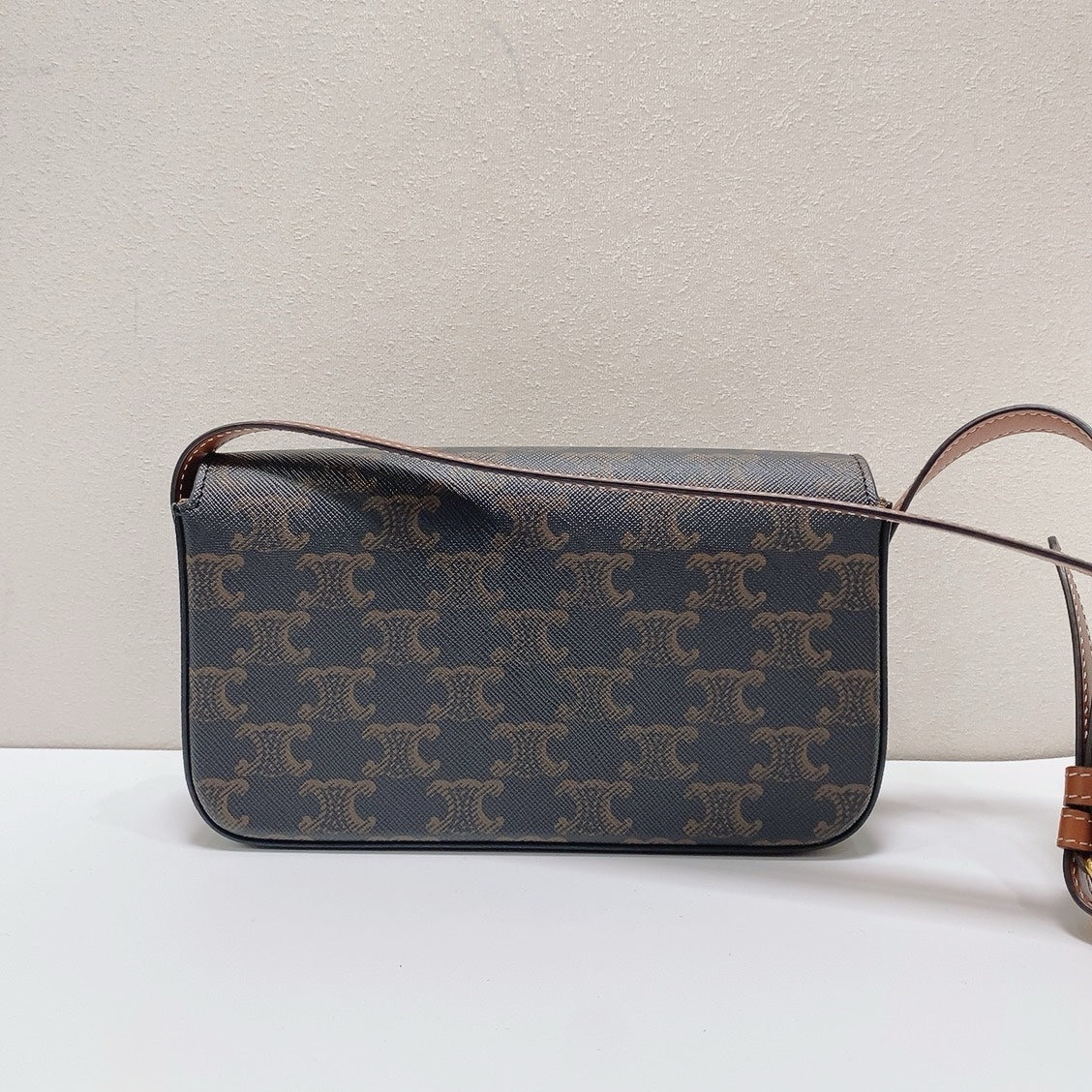 Celine - Triomphe - Leather - Brown - (mini)