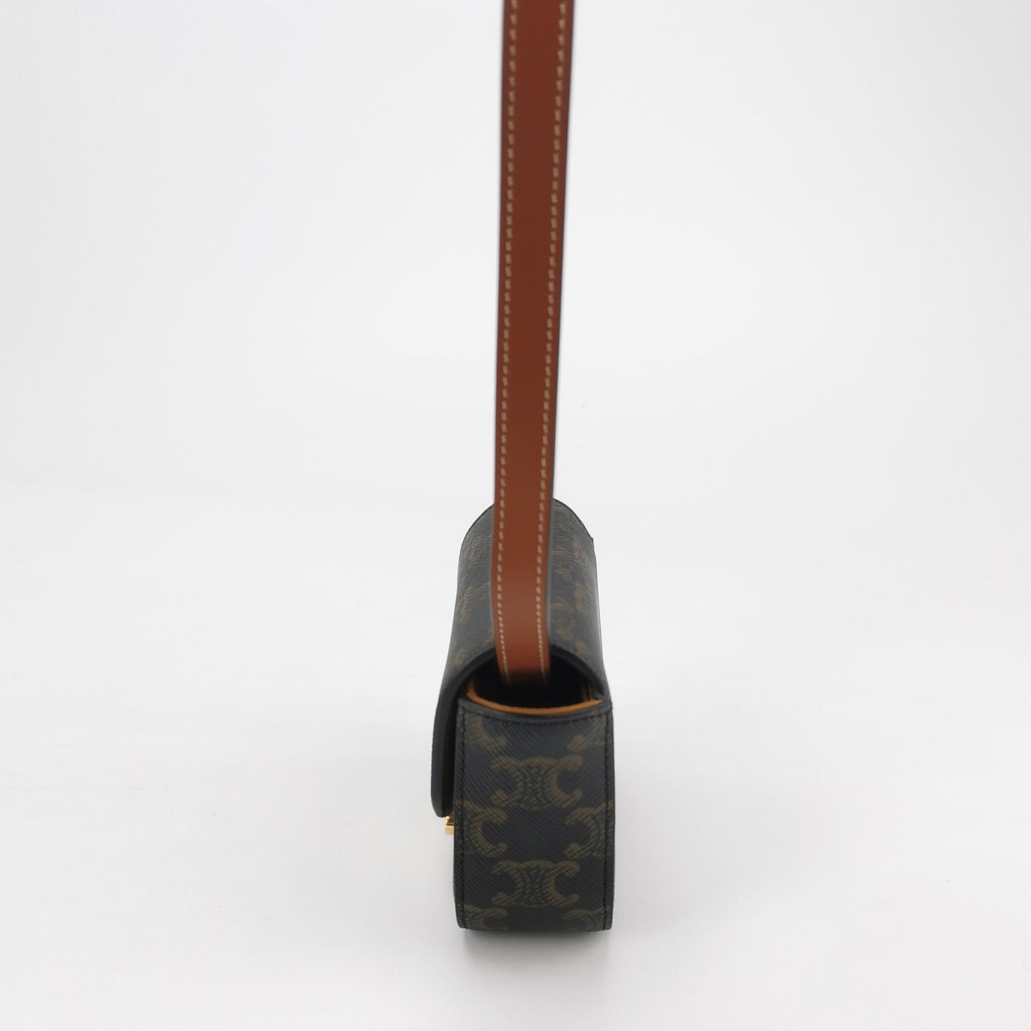 Celine - Triomphe - Leather - Brown - (mini)