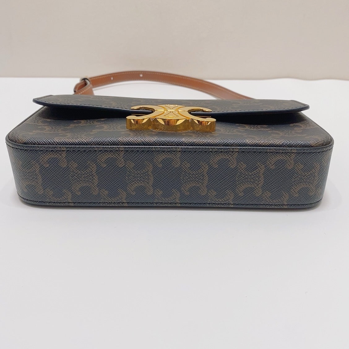 Celine - Triomphe - Leather - Brown - (mini)