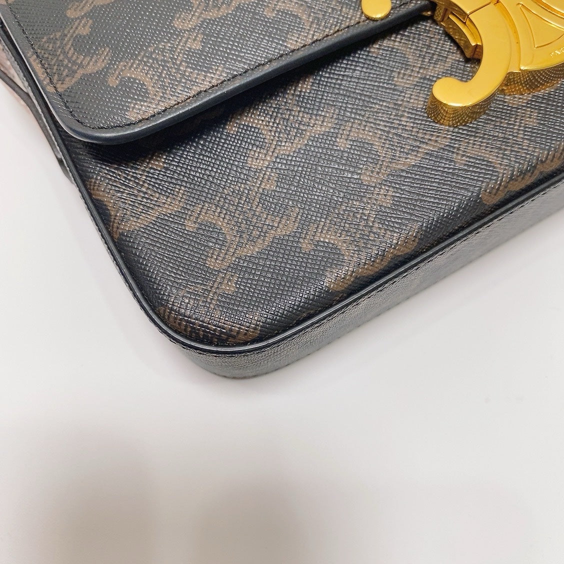 Celine - Triomphe - Leather - Brown - (mini)