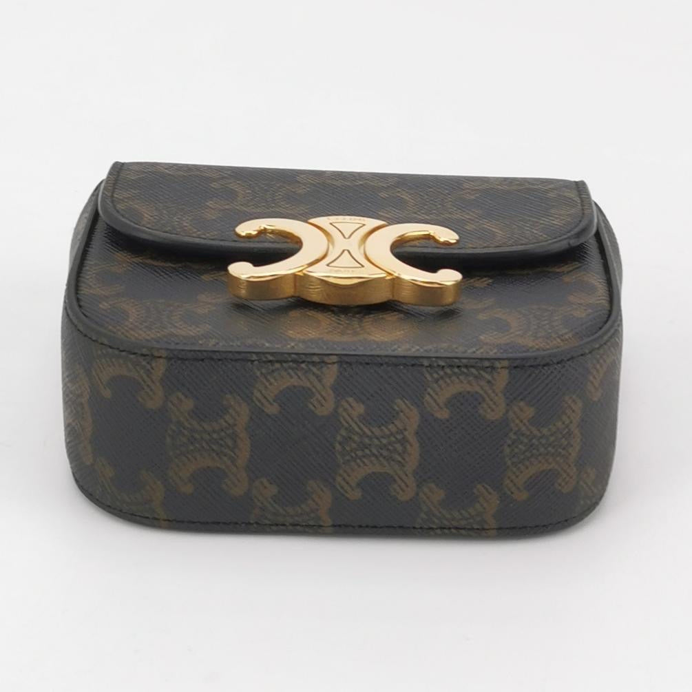 Celine - Triomphe - Leather - Brown - (mini)
