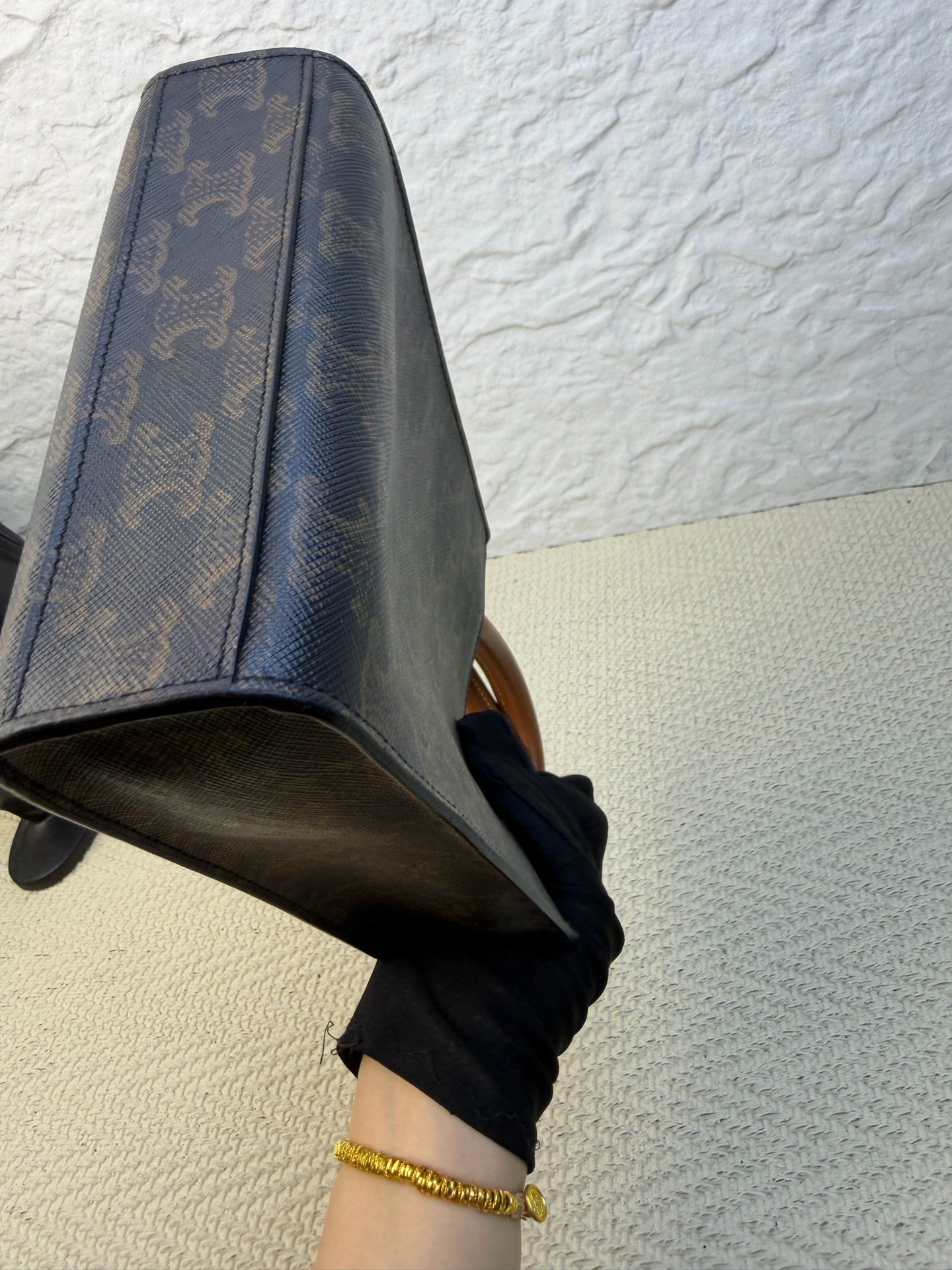 Celine - Triomphe - Leather - Brown - (mini)