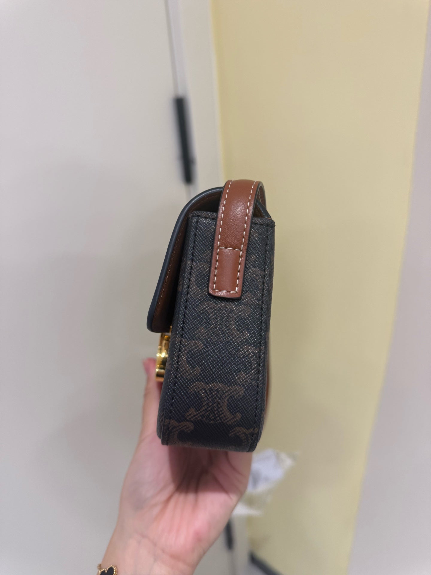 Celine - Triomphe - Leather - Brown - (mini)