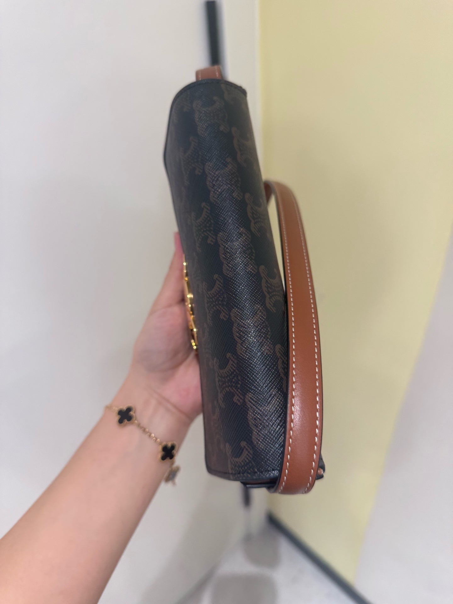 Celine - Triomphe - Leather - Brown - (mini)