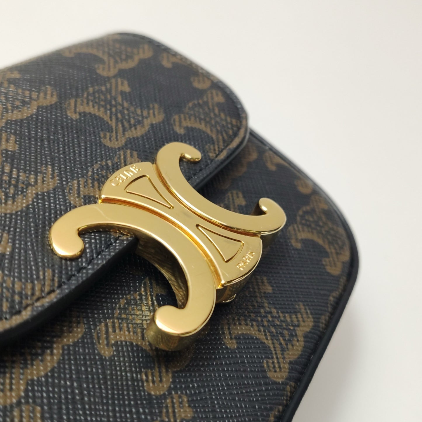 Celine - Triomphe - Leather - Brown - (mini)