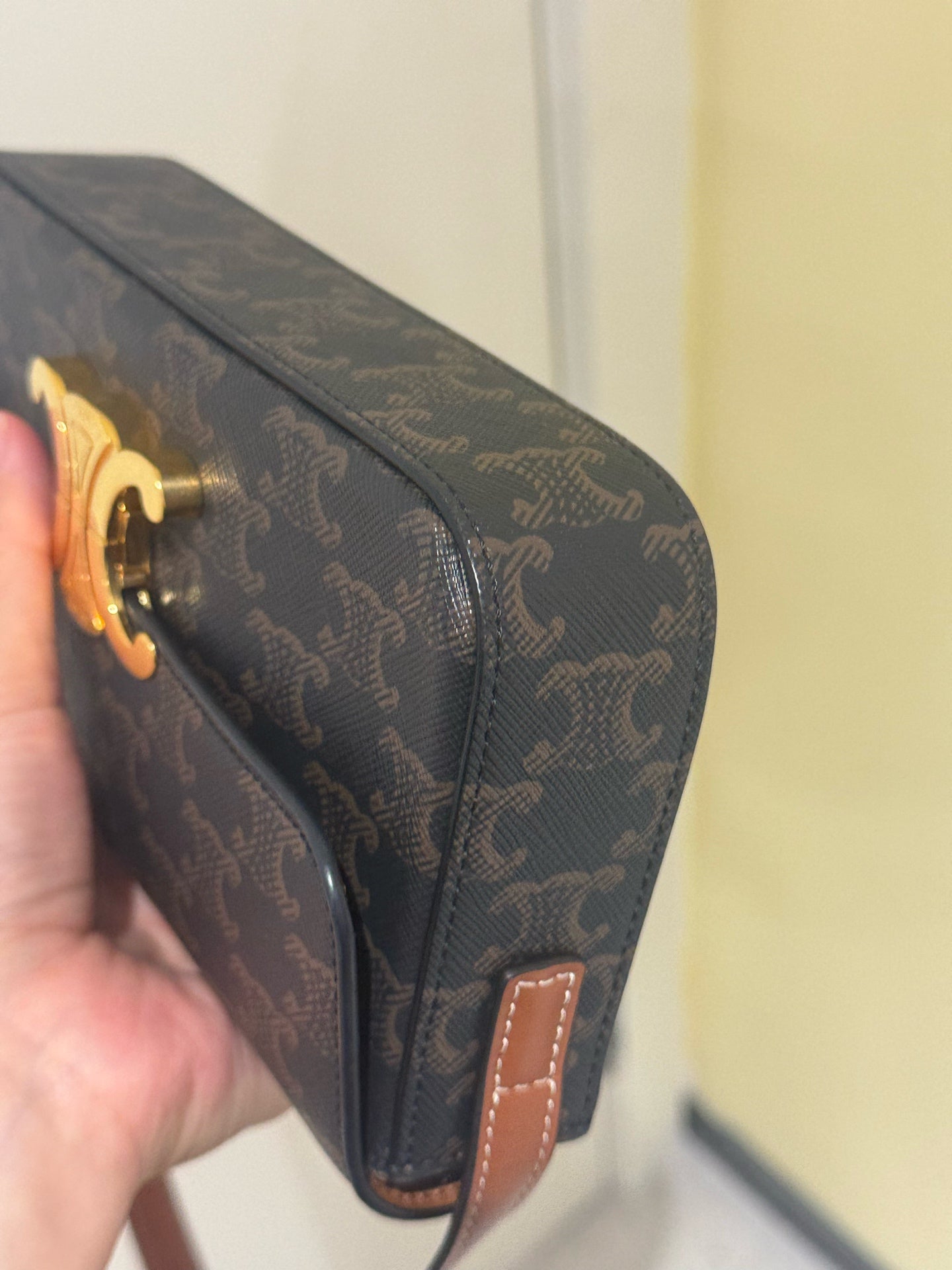Celine - Triomphe - Leather - Brown - (mini)
